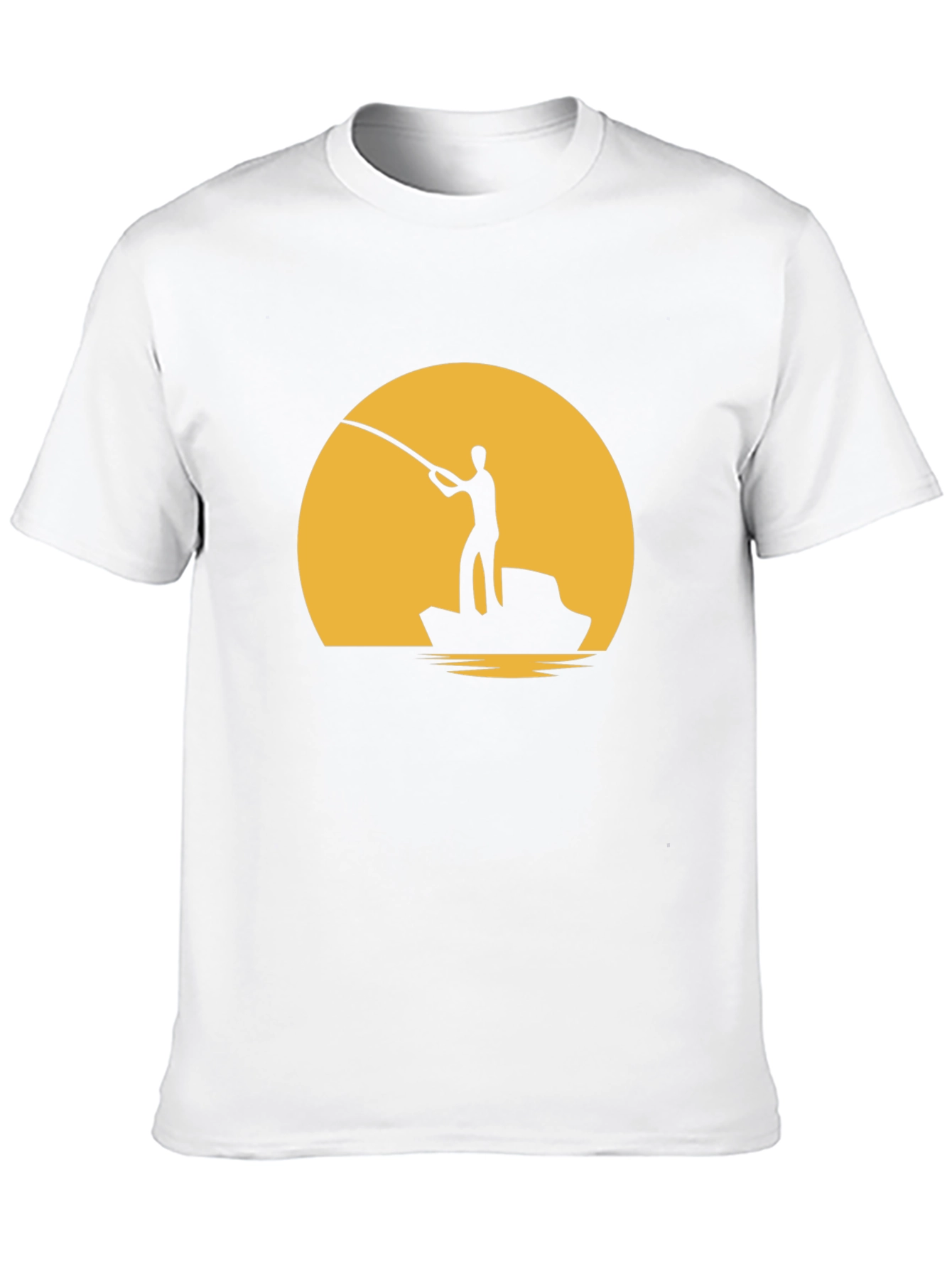 Fishing Sunset Graphic Tee