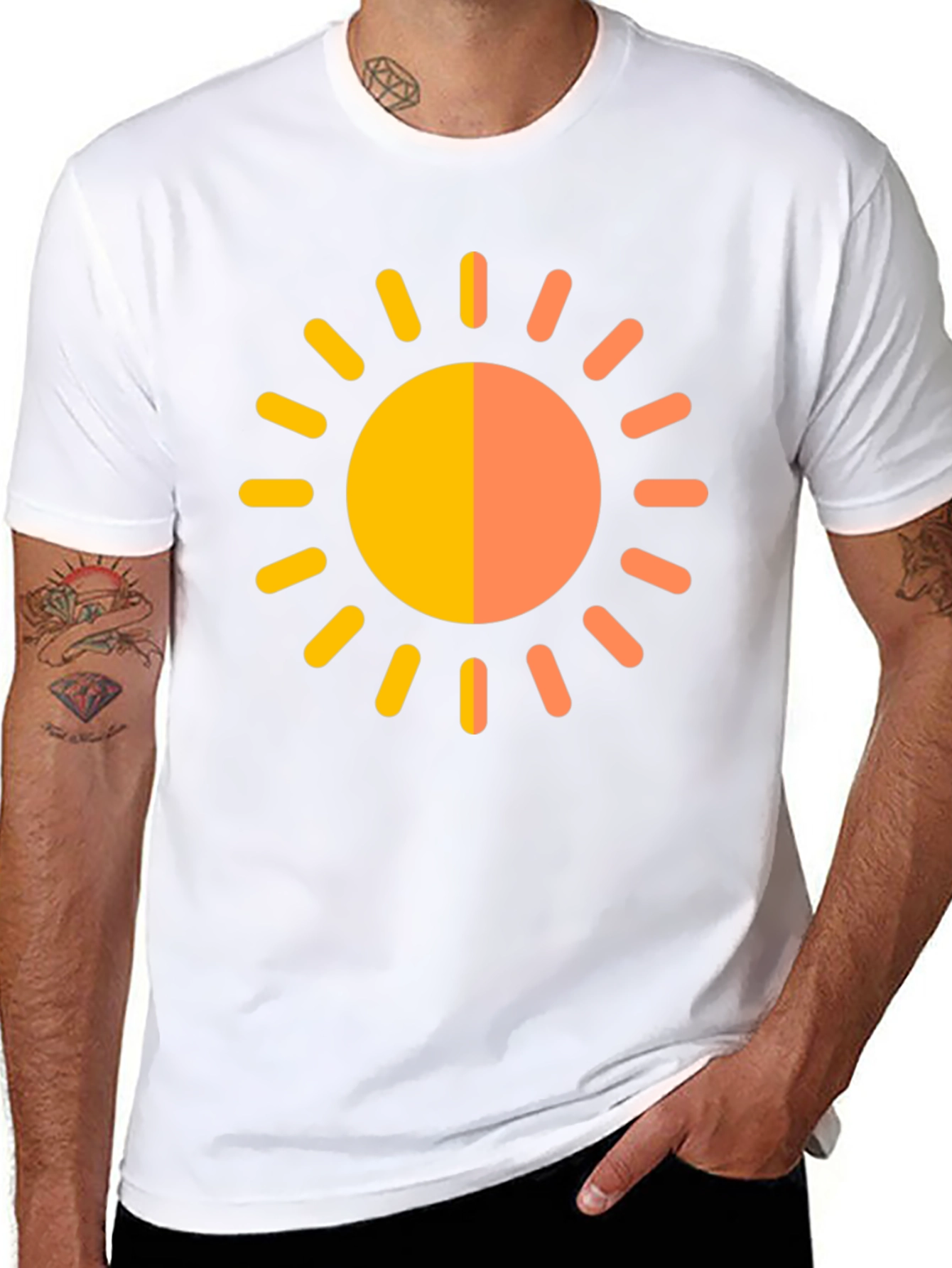 Sunshine Graphic Black T-Shirt