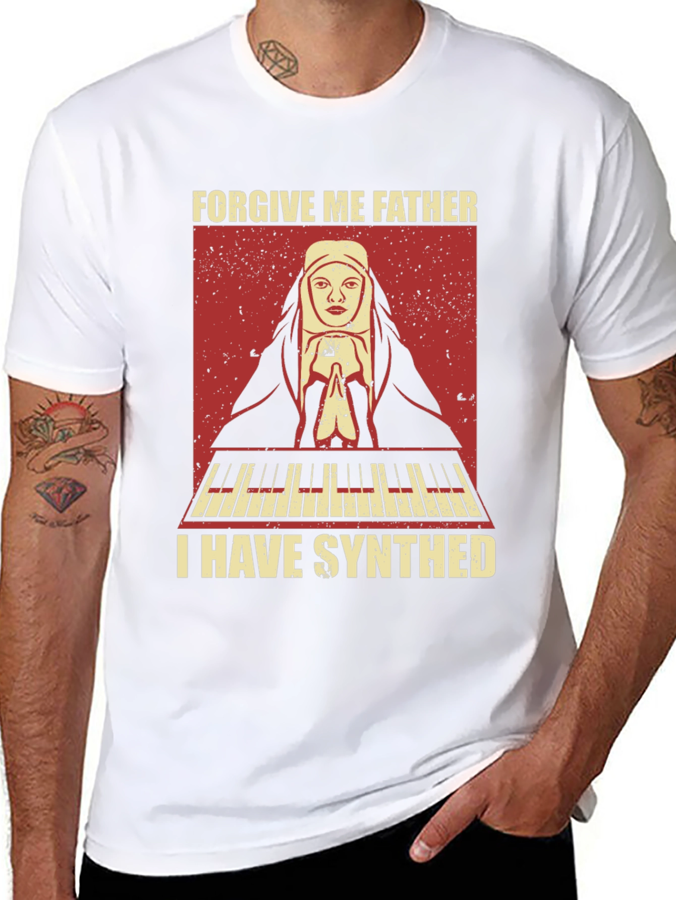 Forgive Me Father I Have Synthed T-Shirt