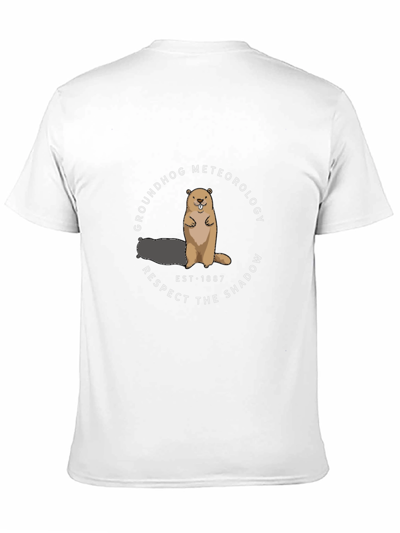 Groundhog Meteorology Respect the Shadow Graphic T-Shirt