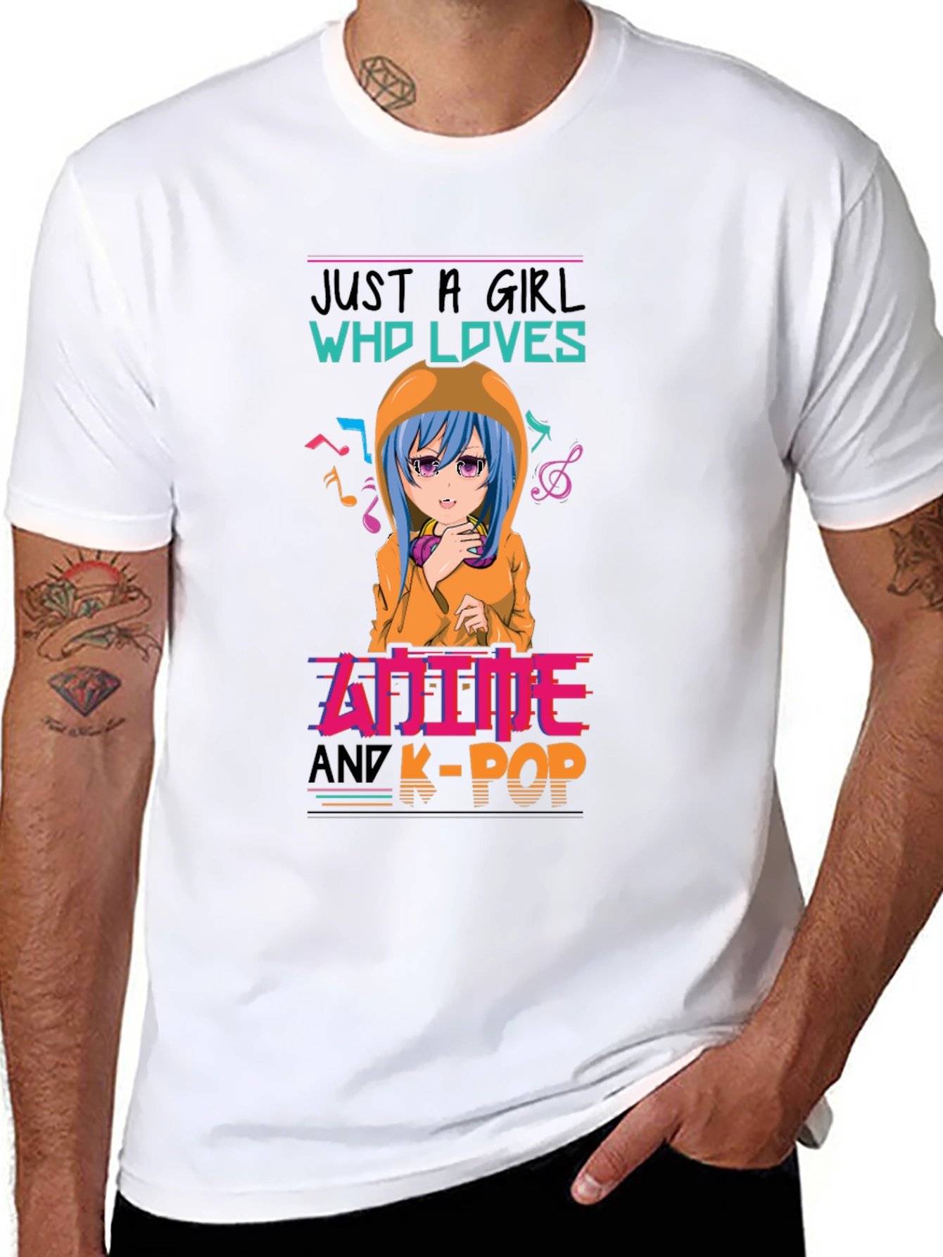 Anime & K-Pop Girls T-Shirt