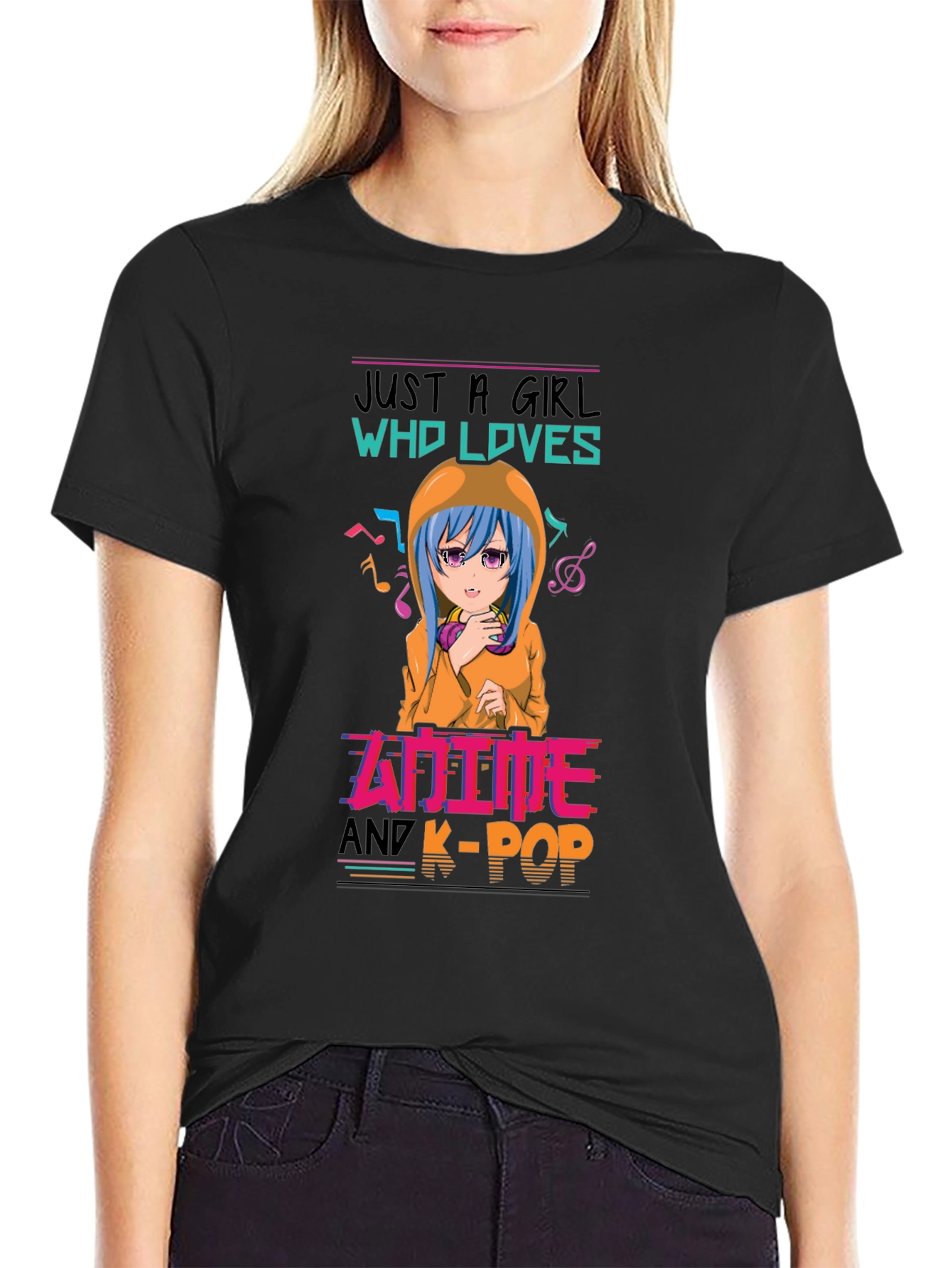 Anime & K-Pop Girls T-Shirt