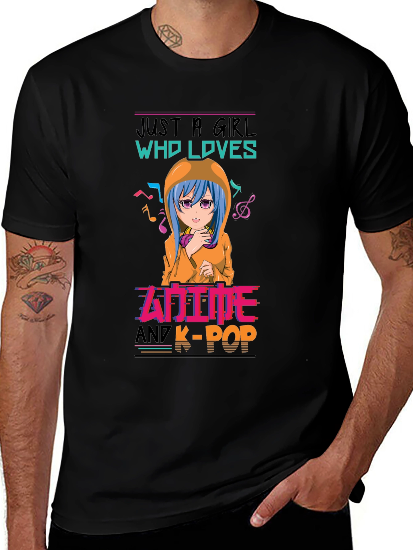 Anime & K-Pop Girls T-Shirt