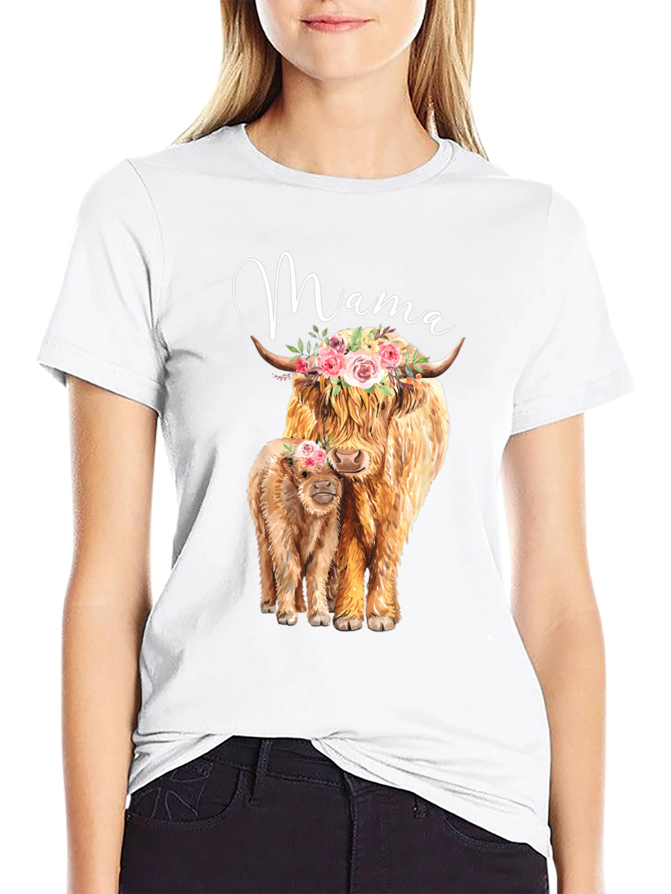Mama & Baby Cow Graphic Tee