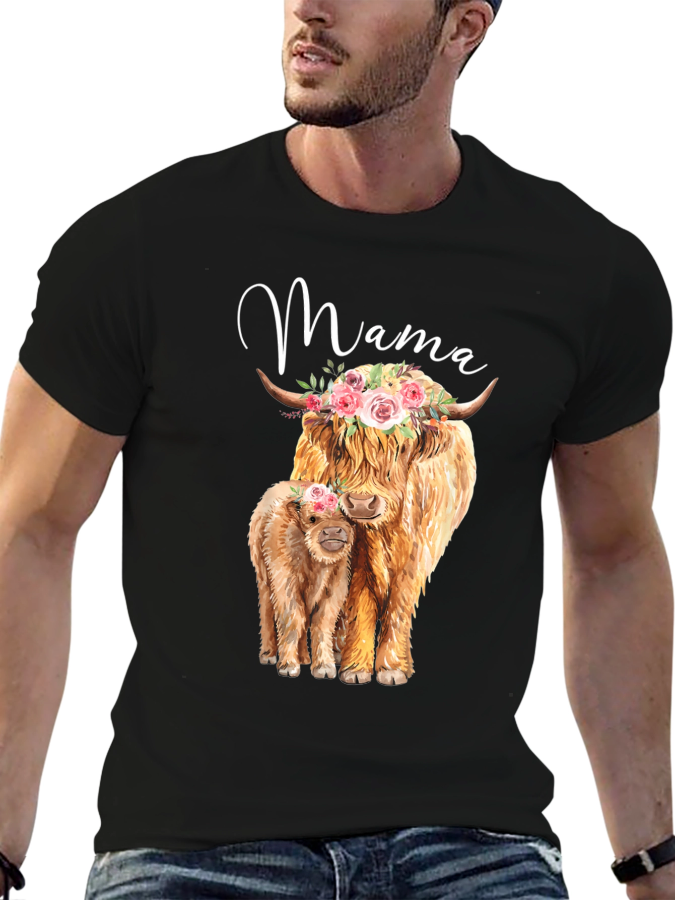 Mama & Baby Cow Graphic Tee