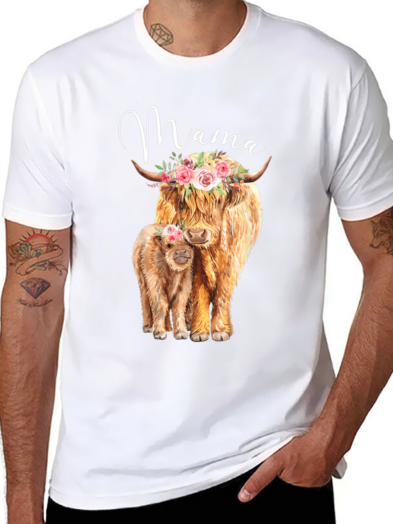 Mama & Baby Cow Graphic Tee
