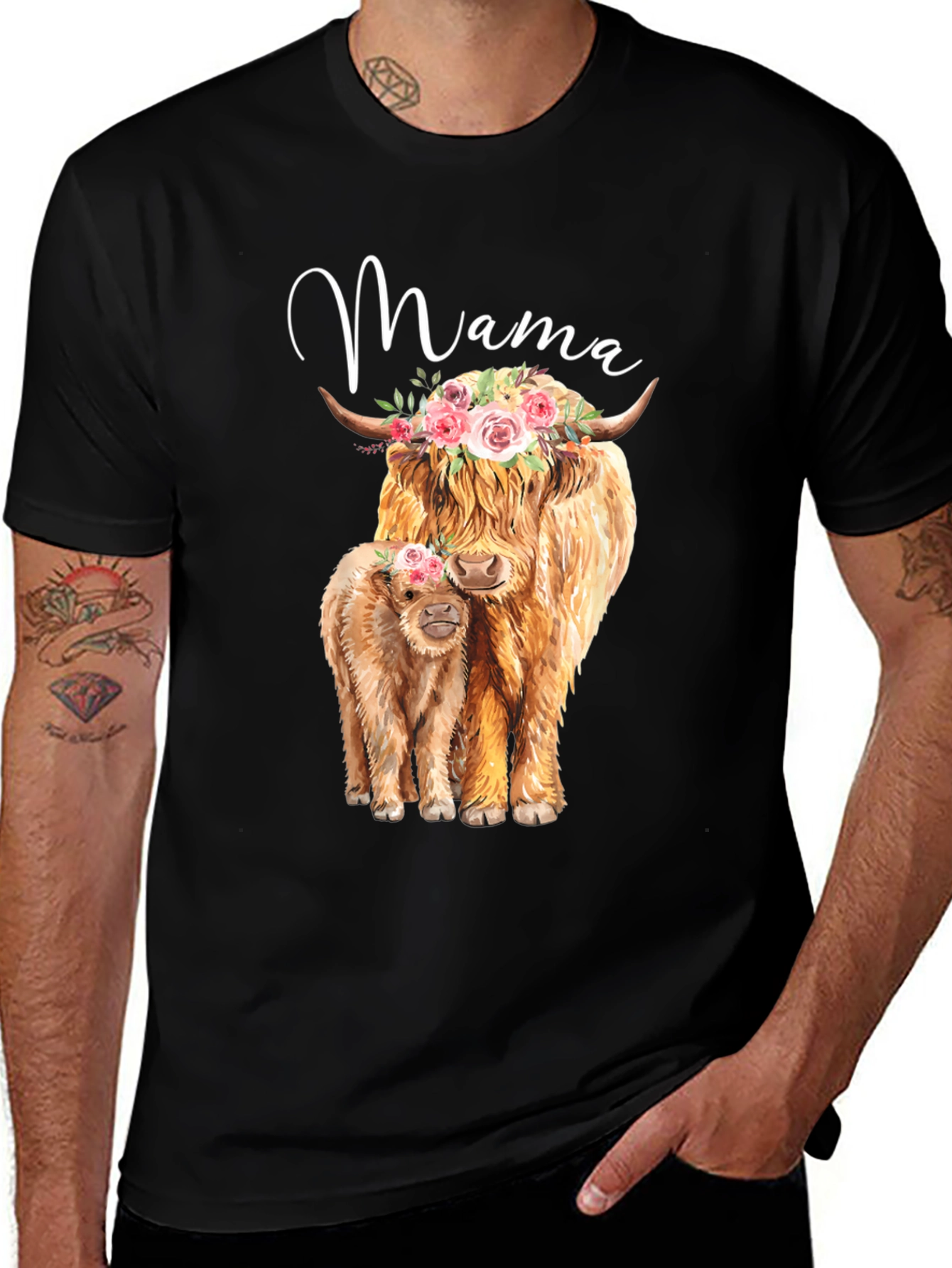 Mama & Baby Cow Graphic Tee