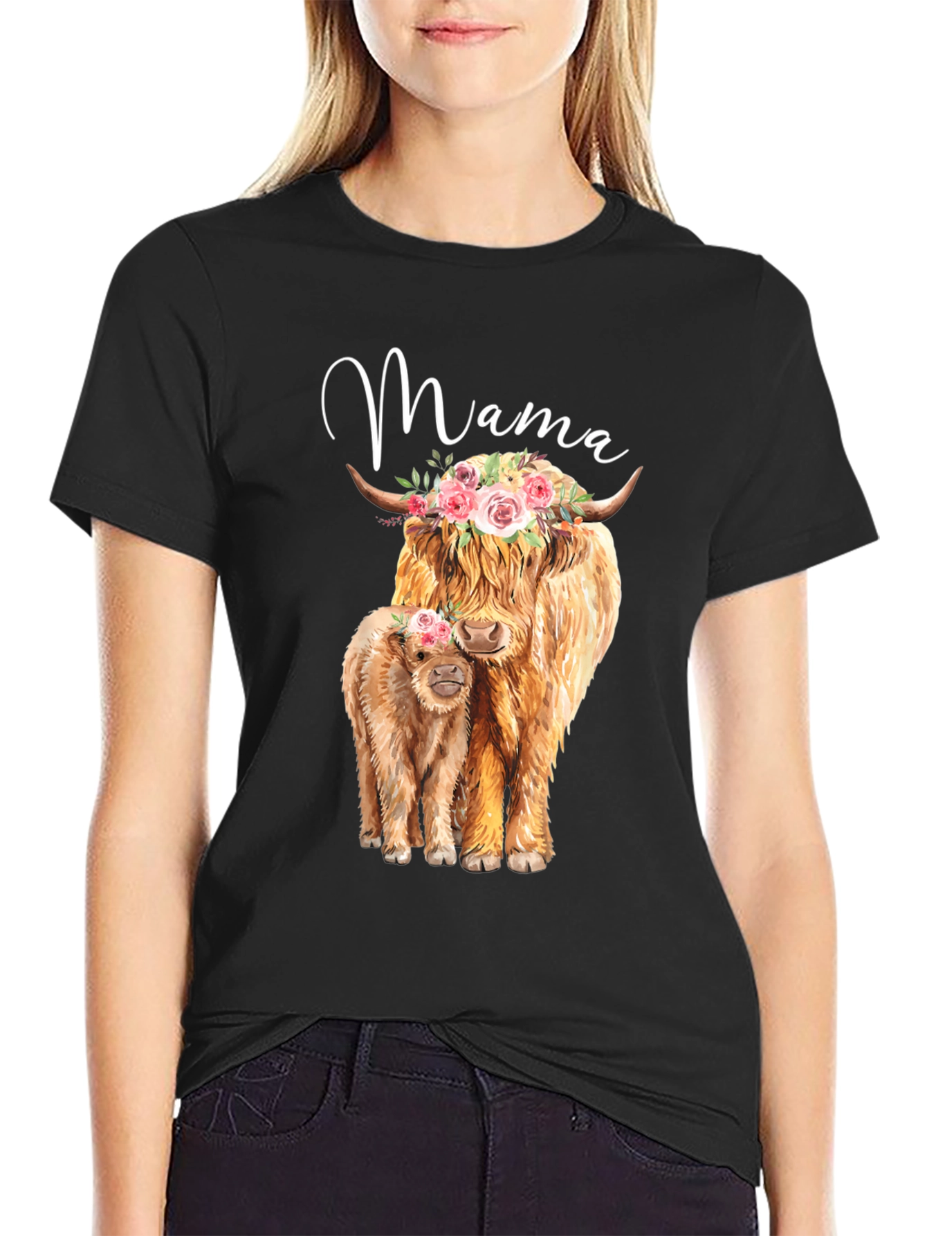 Mama & Baby Cow Graphic Tee