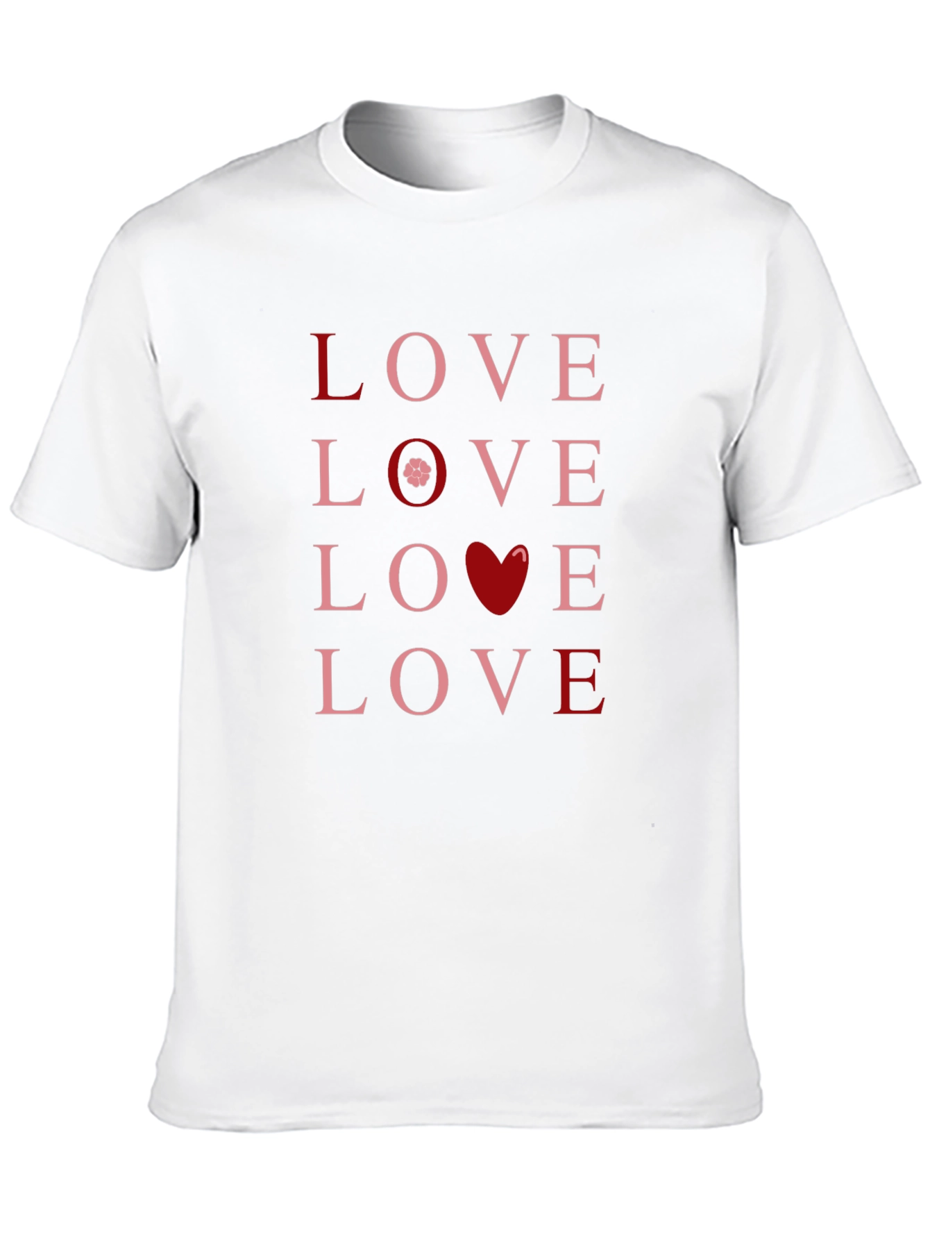 Love Graphic Tee - Black Cotton T-Shirt