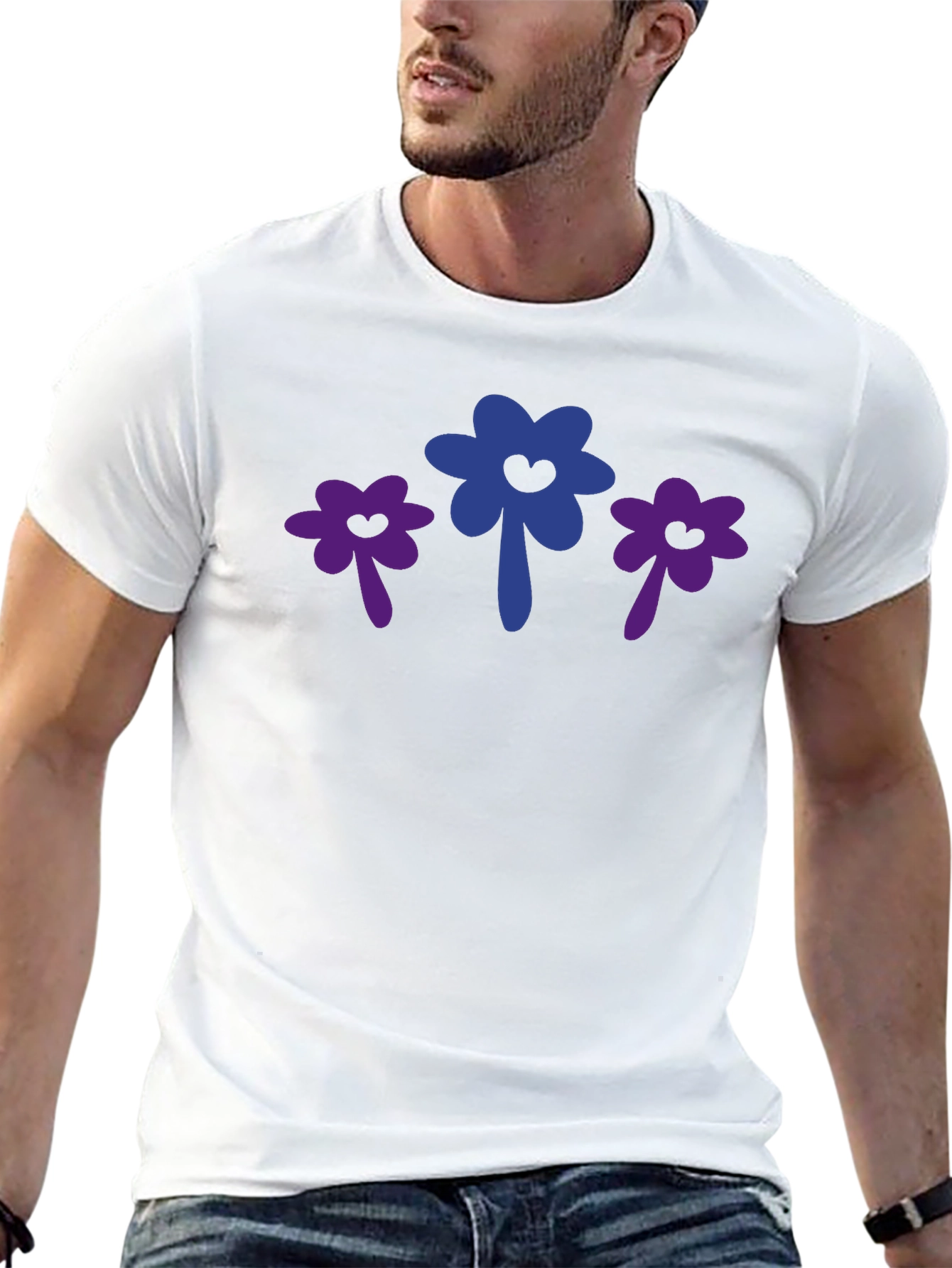Floral Bi Pride T-Shirt