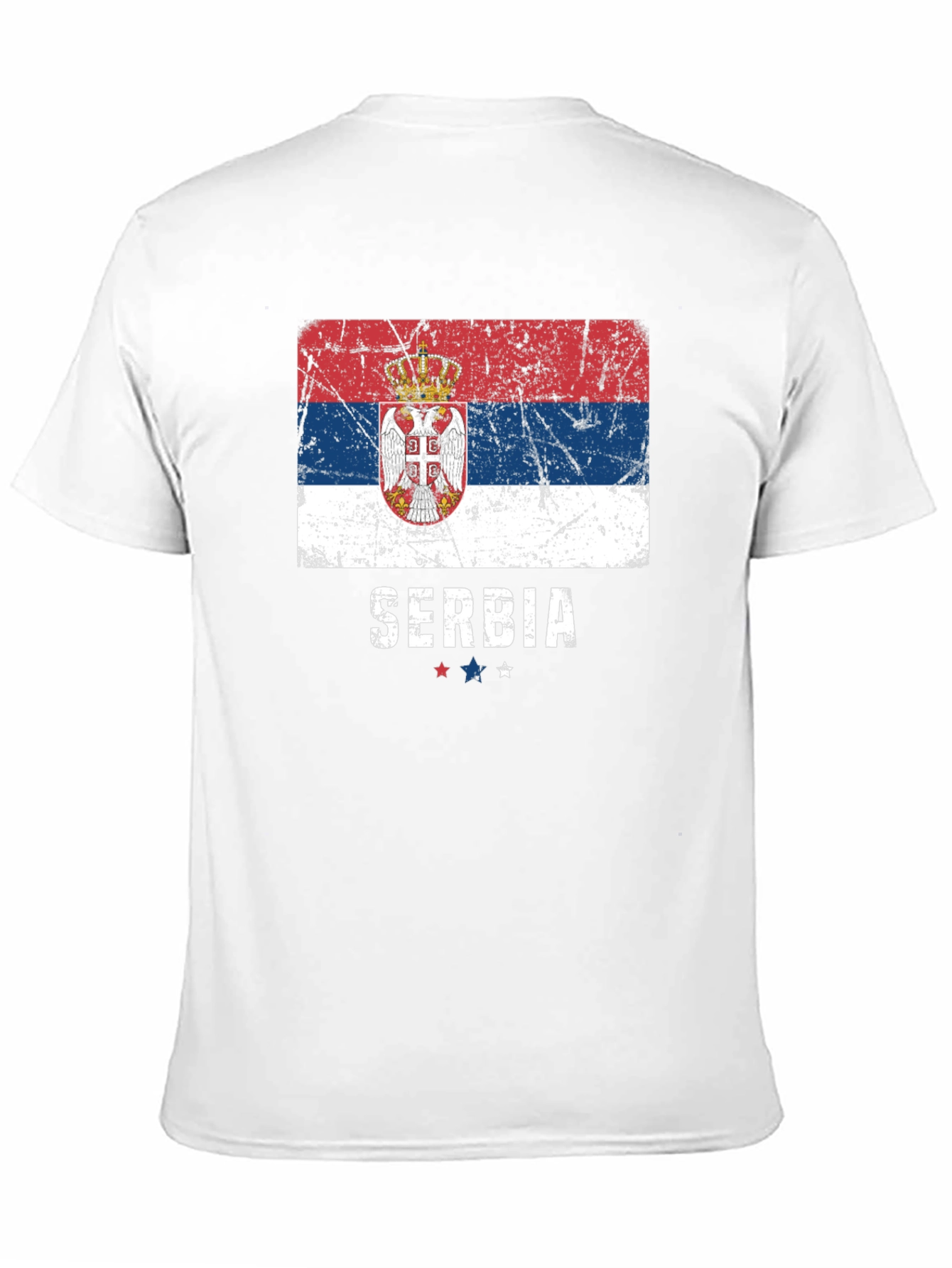 Serbia Flag Graphic T-Shirt Patriotic Pride