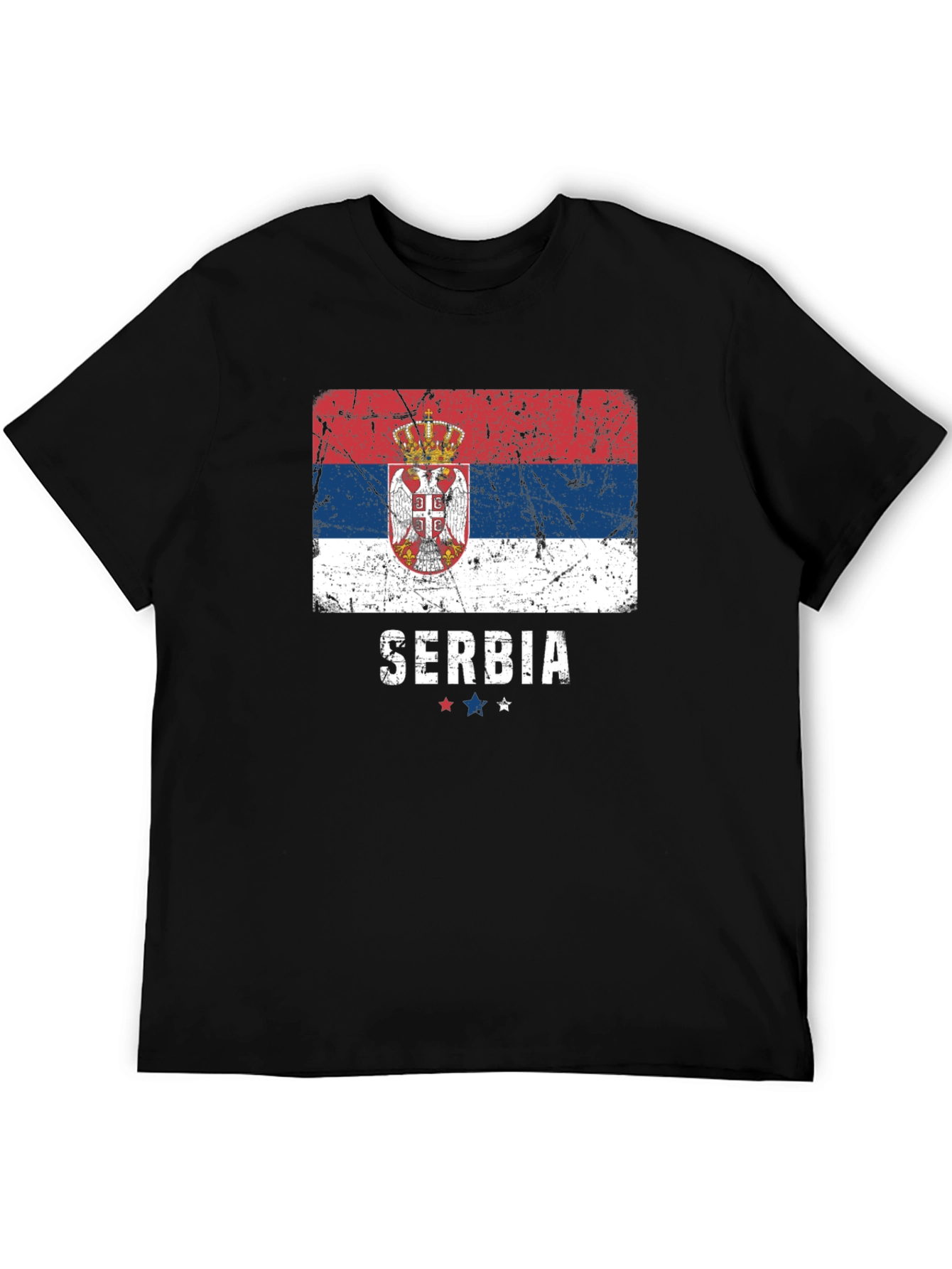 Serbia Flag Graphic T-Shirt Patriotic Pride