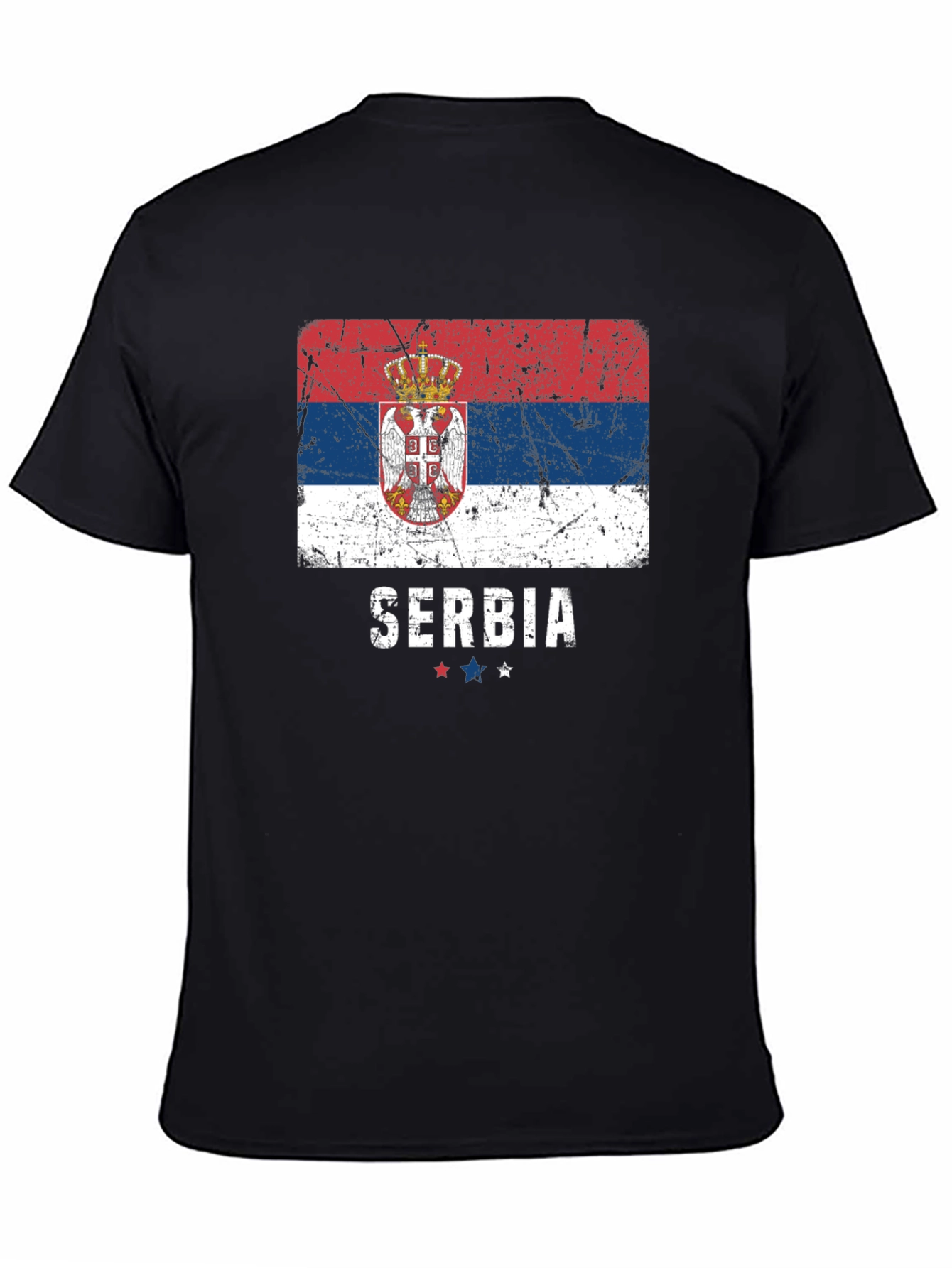 Serbia Flag Graphic T-Shirt Patriotic Pride