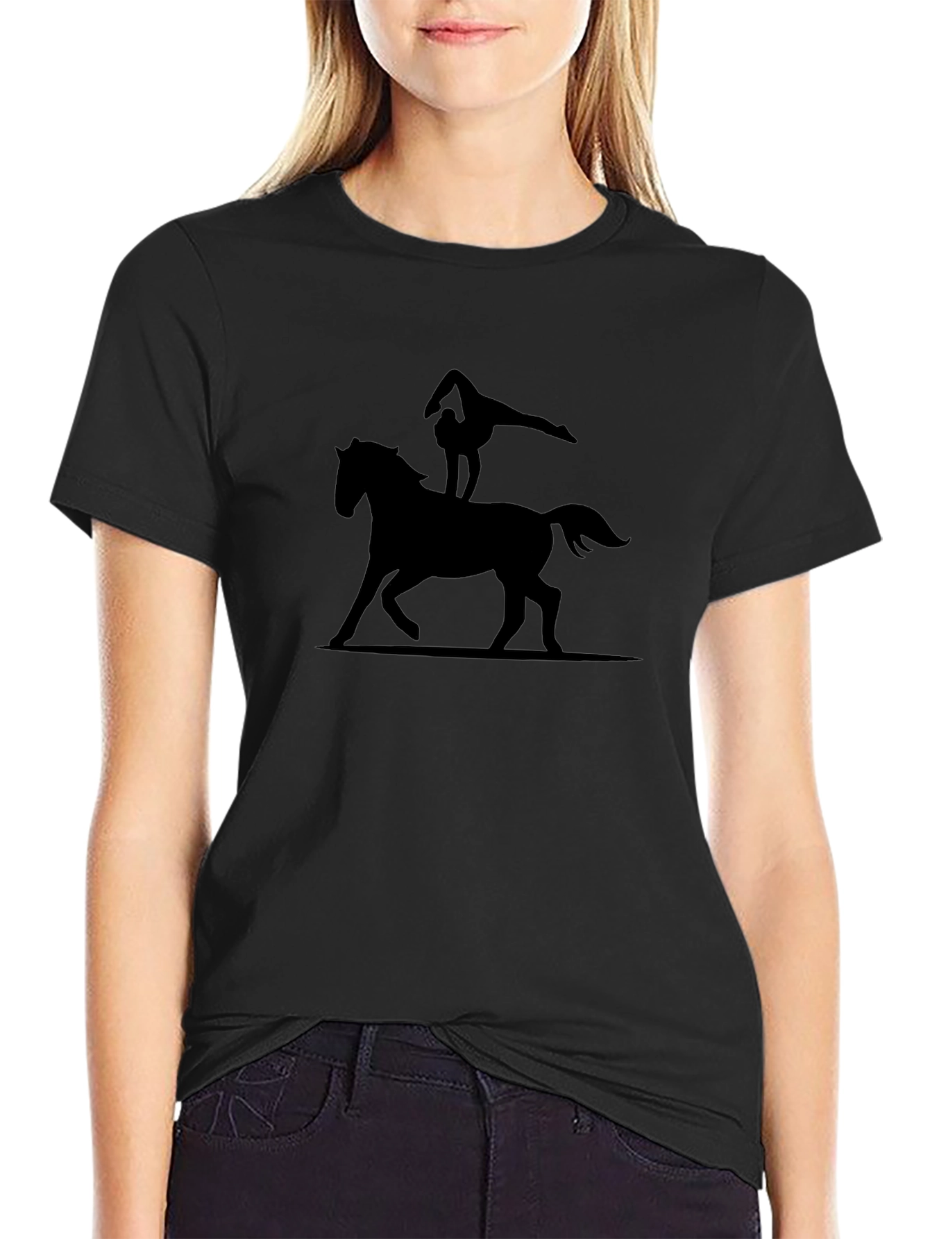 Horse Vaulting Graphic T-Shirt