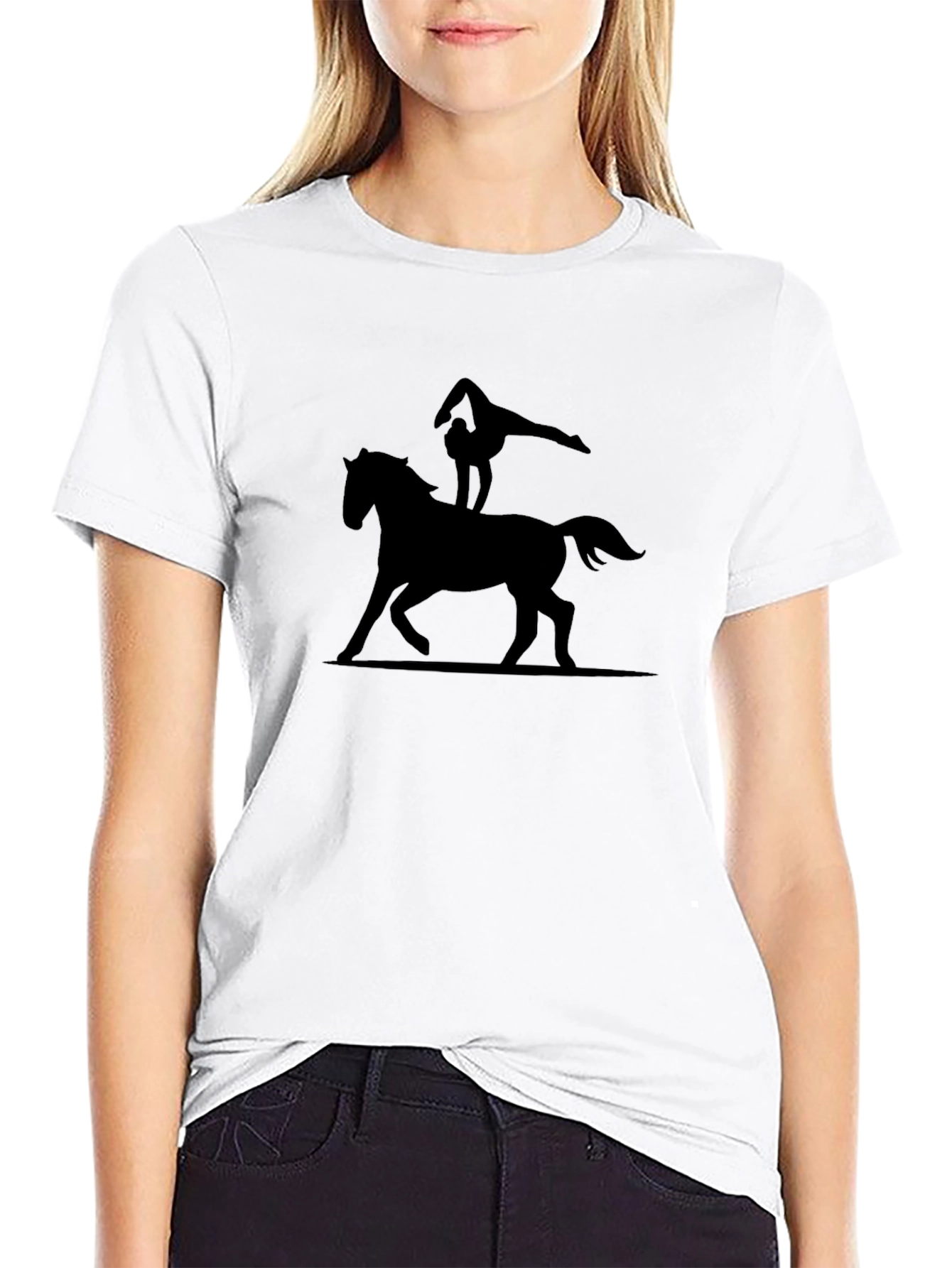 Horse Vaulting Graphic T-Shirt