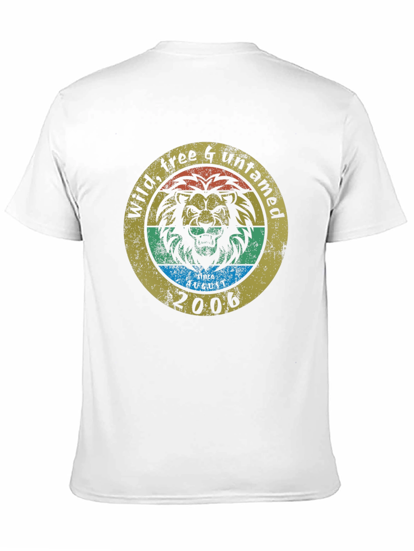 Wild Free Untamed Lion Graphic T-Shirt