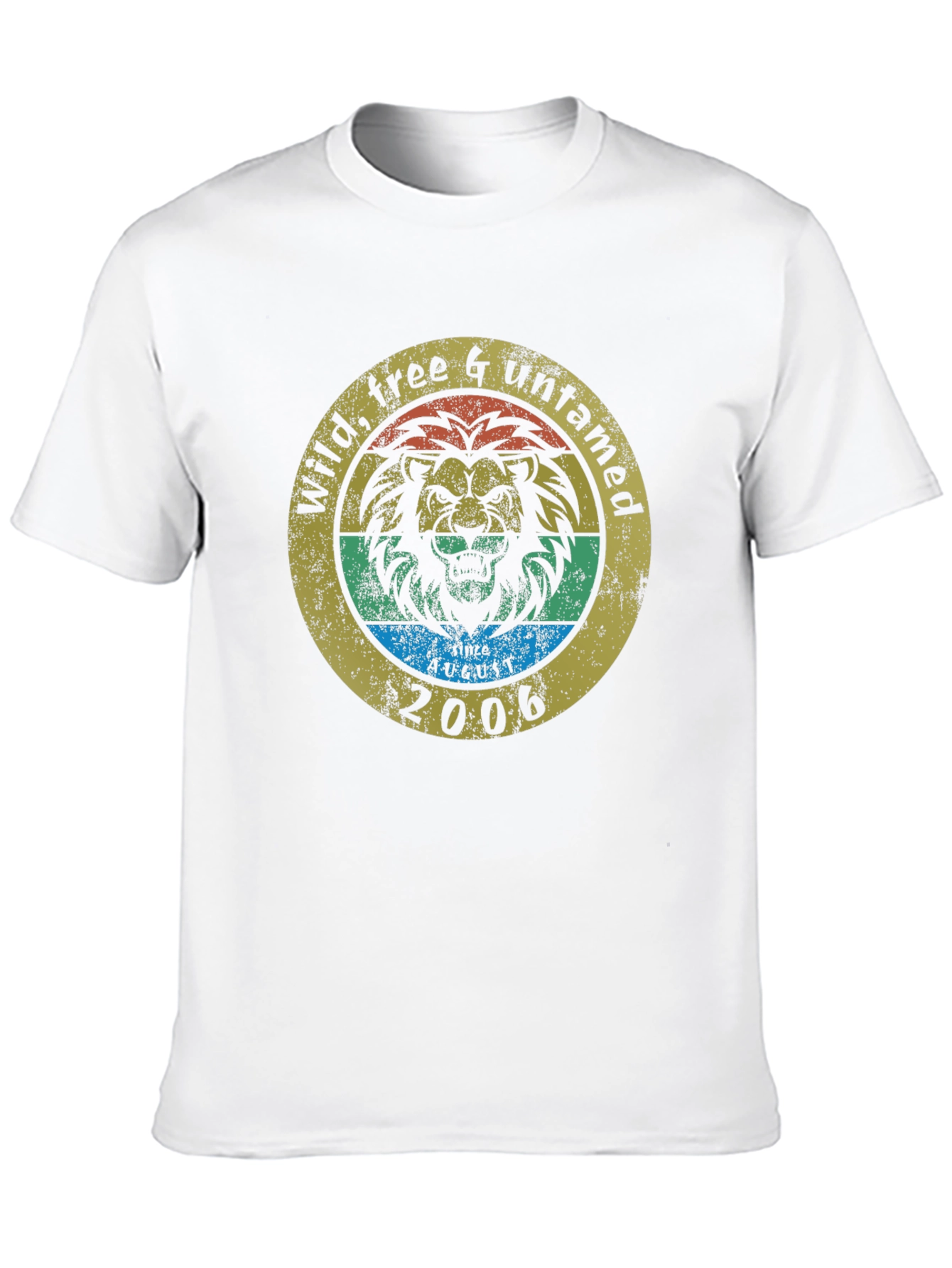 Wild Free Untamed Lion Graphic T-Shirt