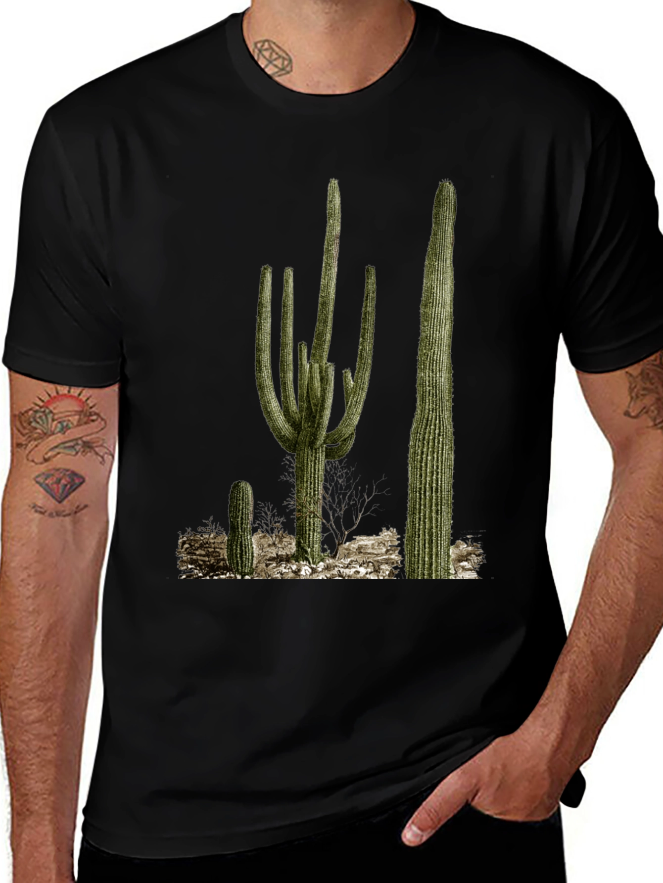 Cactus Graphic Tee - Desert Vibes