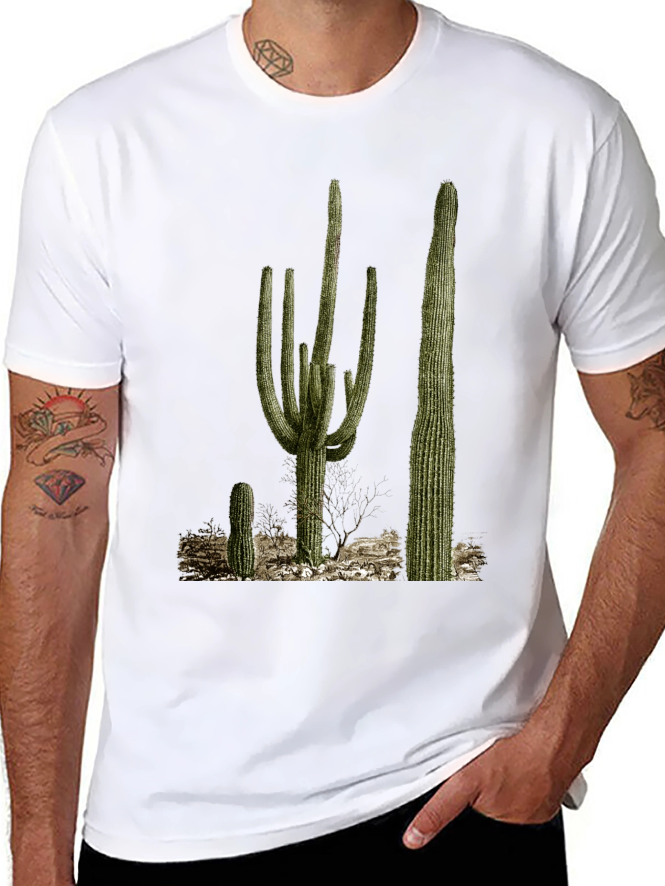 Cactus Graphic Tee - Desert Vibes