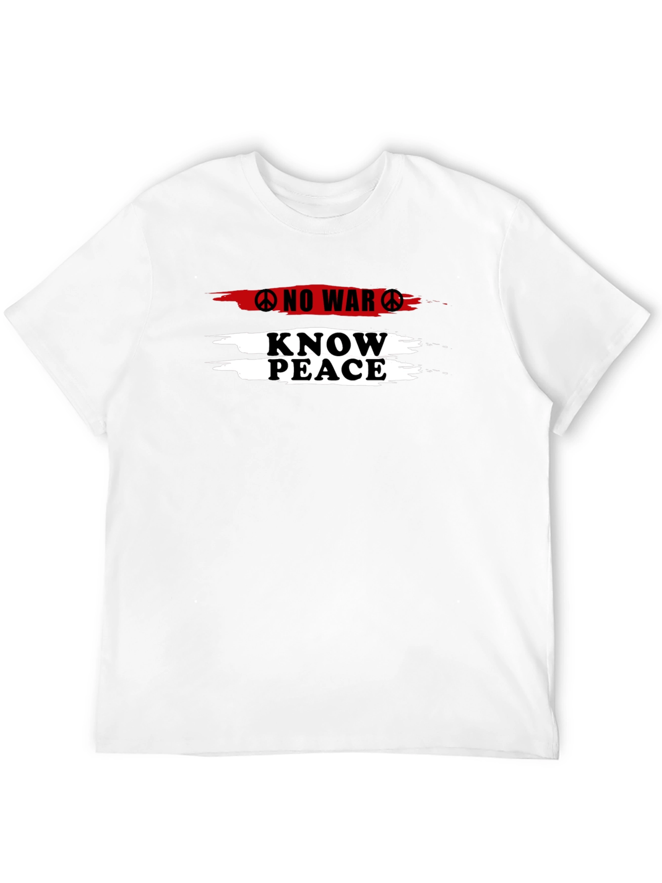 No War Know Peace Graphic Tee - Black