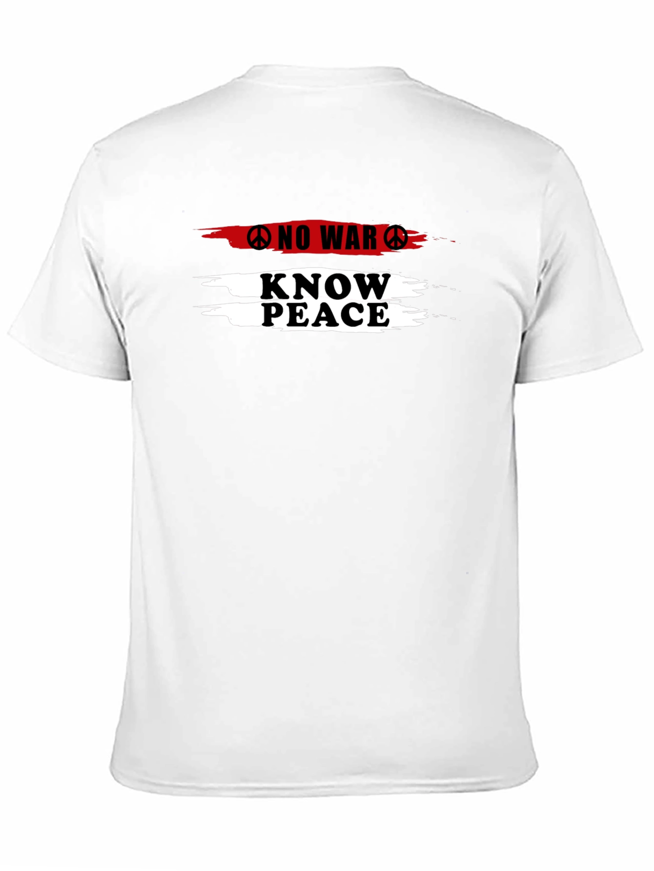 No War Know Peace Graphic Tee - Black