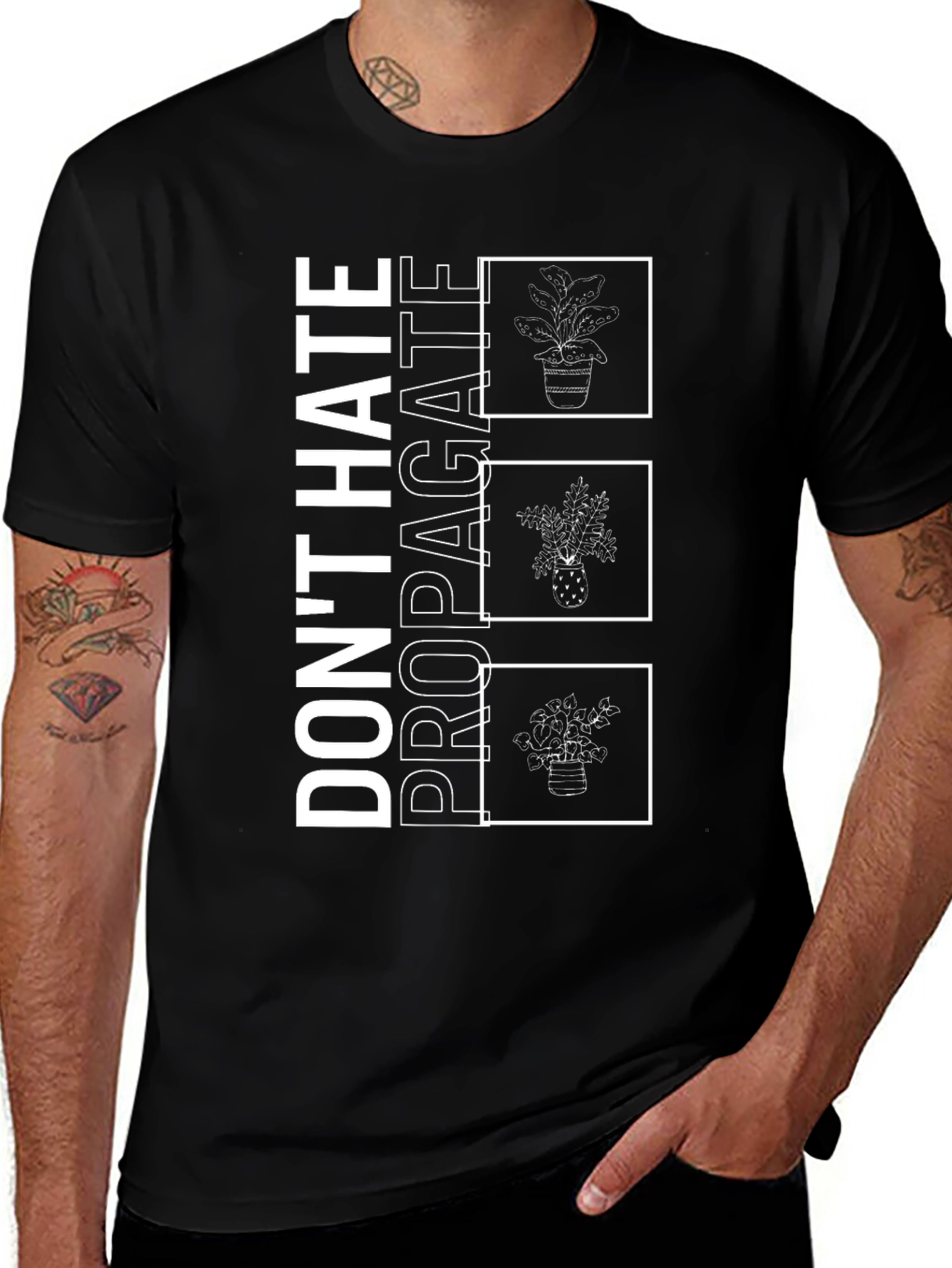 Dont Hate Propagate Graphic Tee