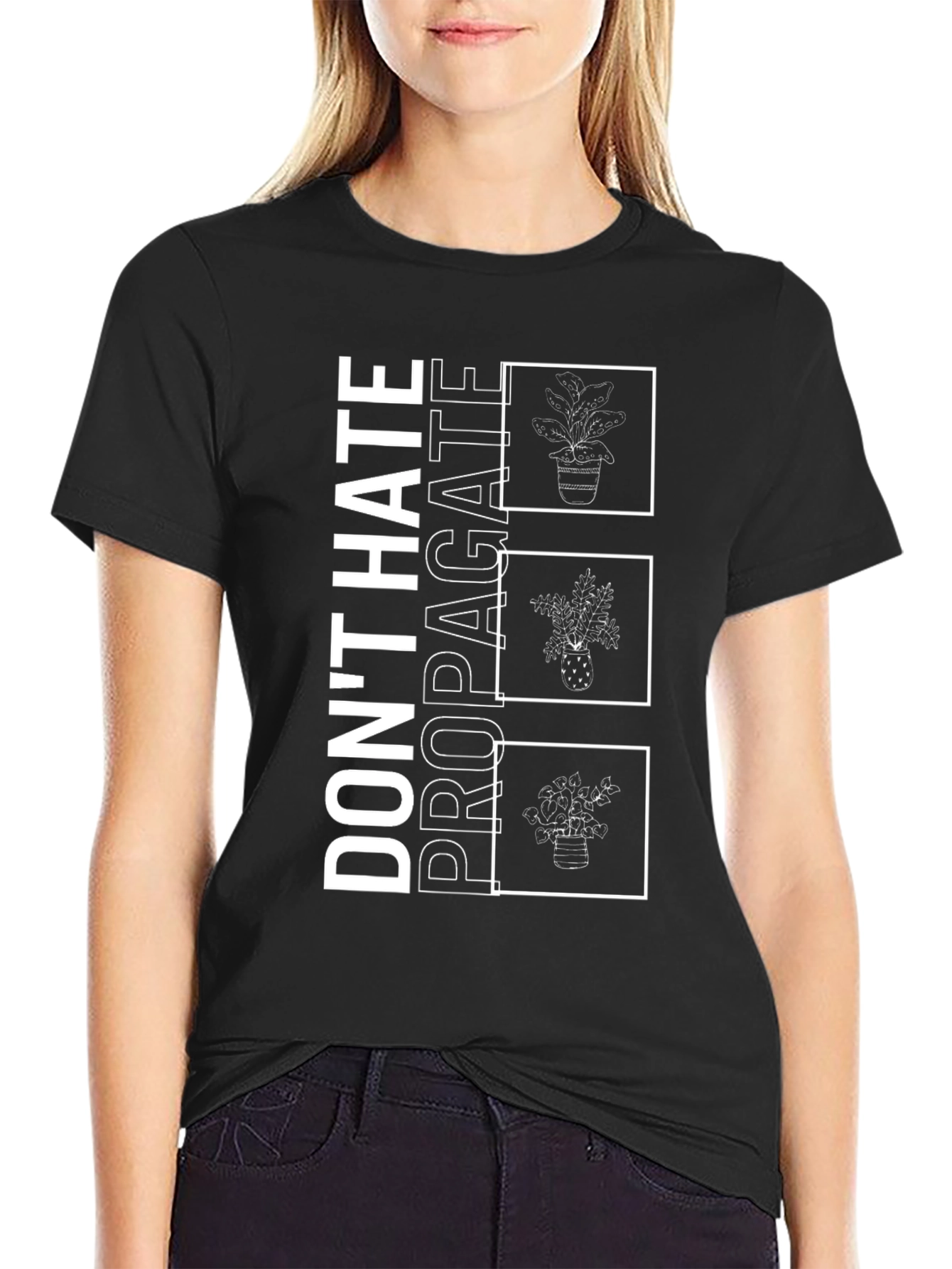Dont Hate Propagate Graphic Tee
