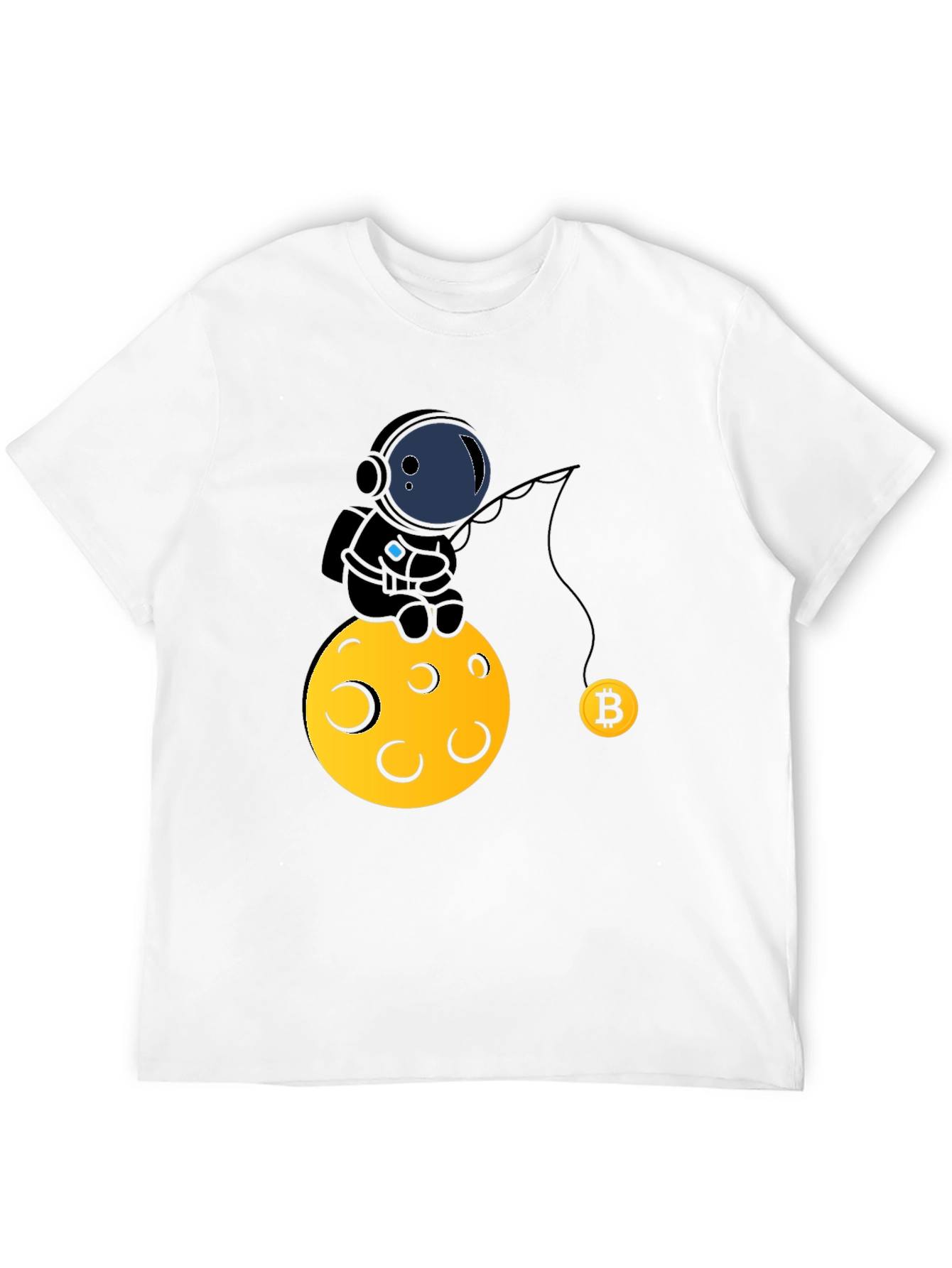 Bitcoin Astronaut T-Shirt - Cryptocurrency Tee