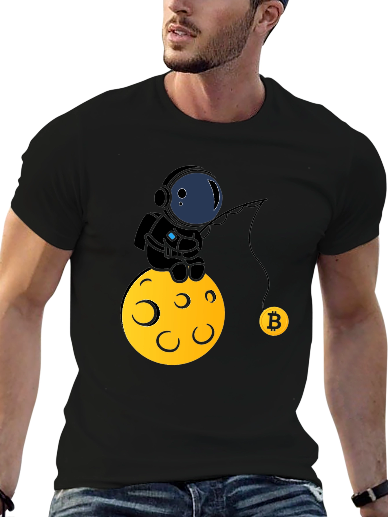 Bitcoin Astronaut T-Shirt - Cryptocurrency Tee