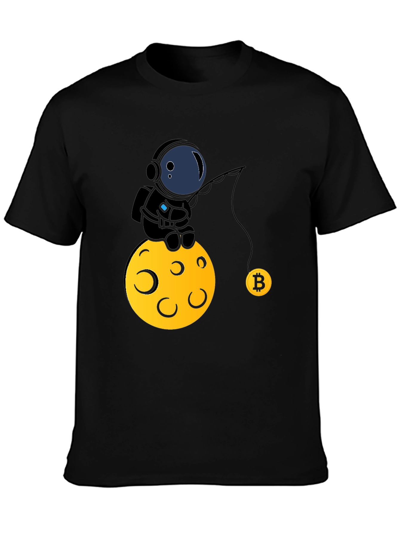 Bitcoin Astronaut T-Shirt - Cryptocurrency Tee