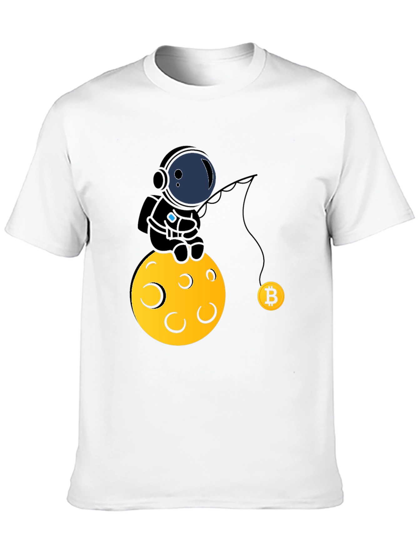 Bitcoin Astronaut T-Shirt - Cryptocurrency Tee