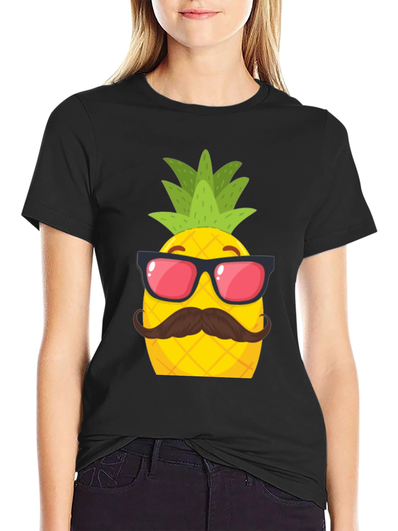 Cool Pineapple Graphic Tee - Summer Fun