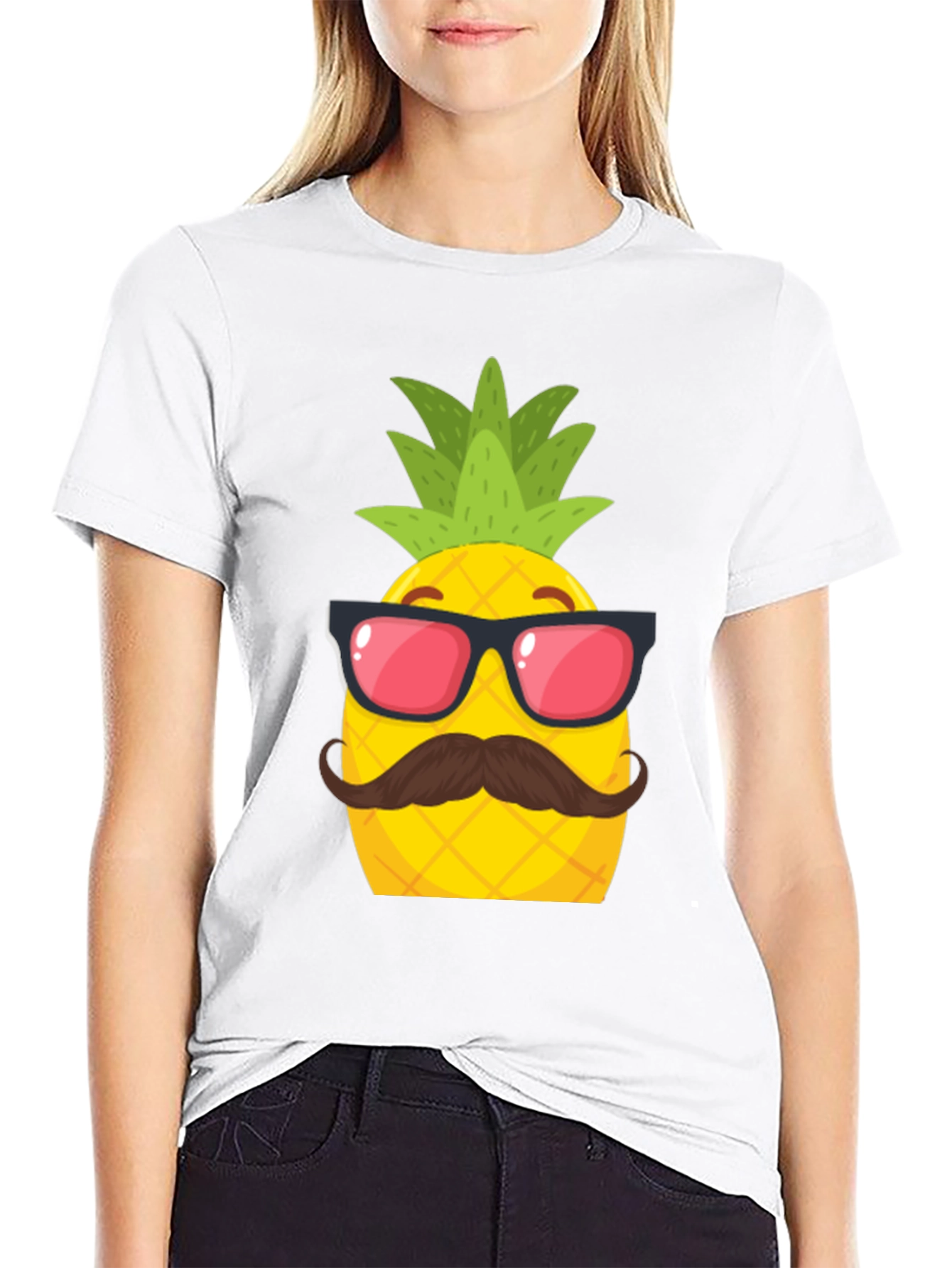 Cool Pineapple Graphic Tee - Summer Fun