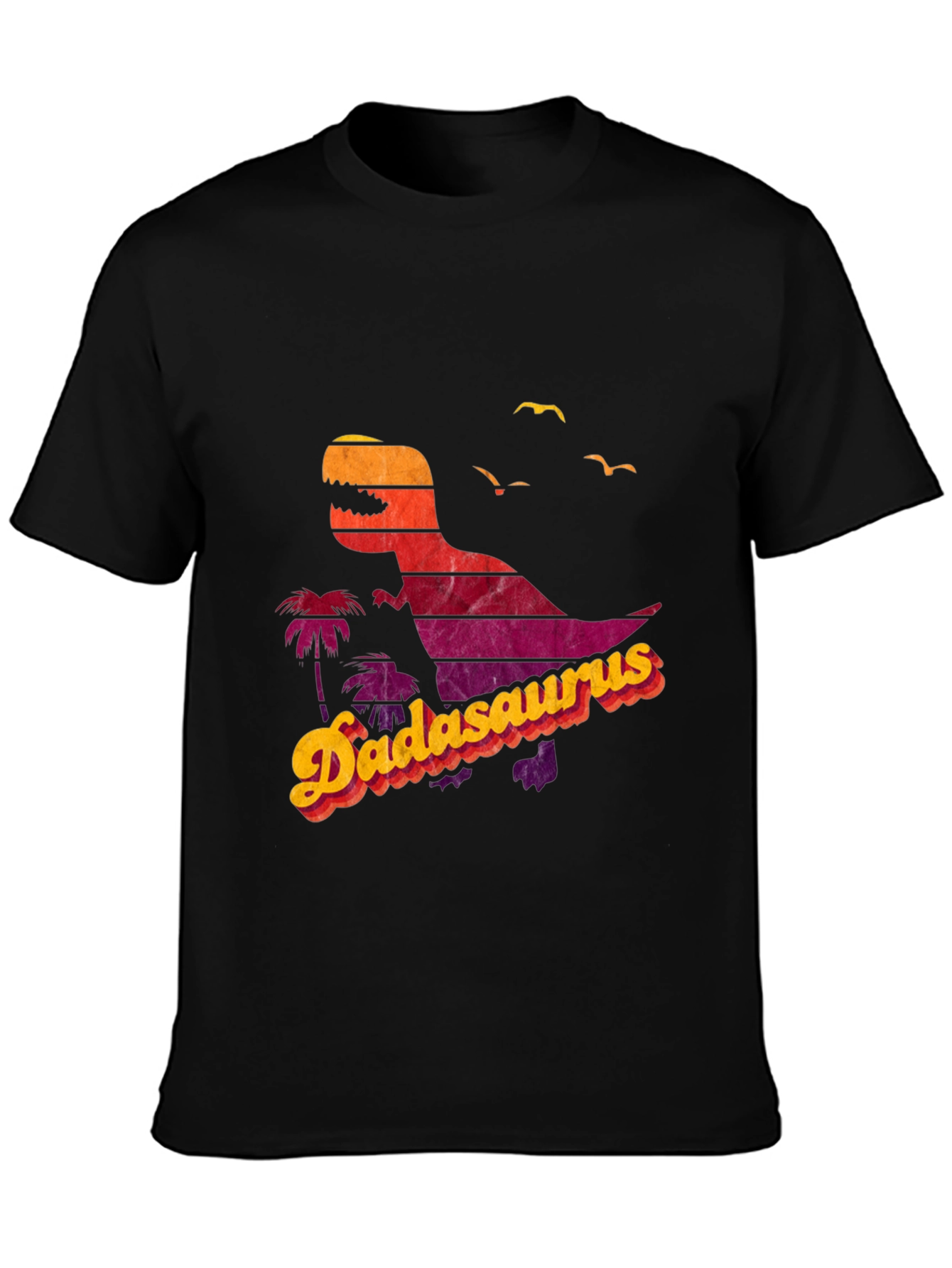 Dadasaurus T-Shirt - Retro Dad Dinosaur Tee