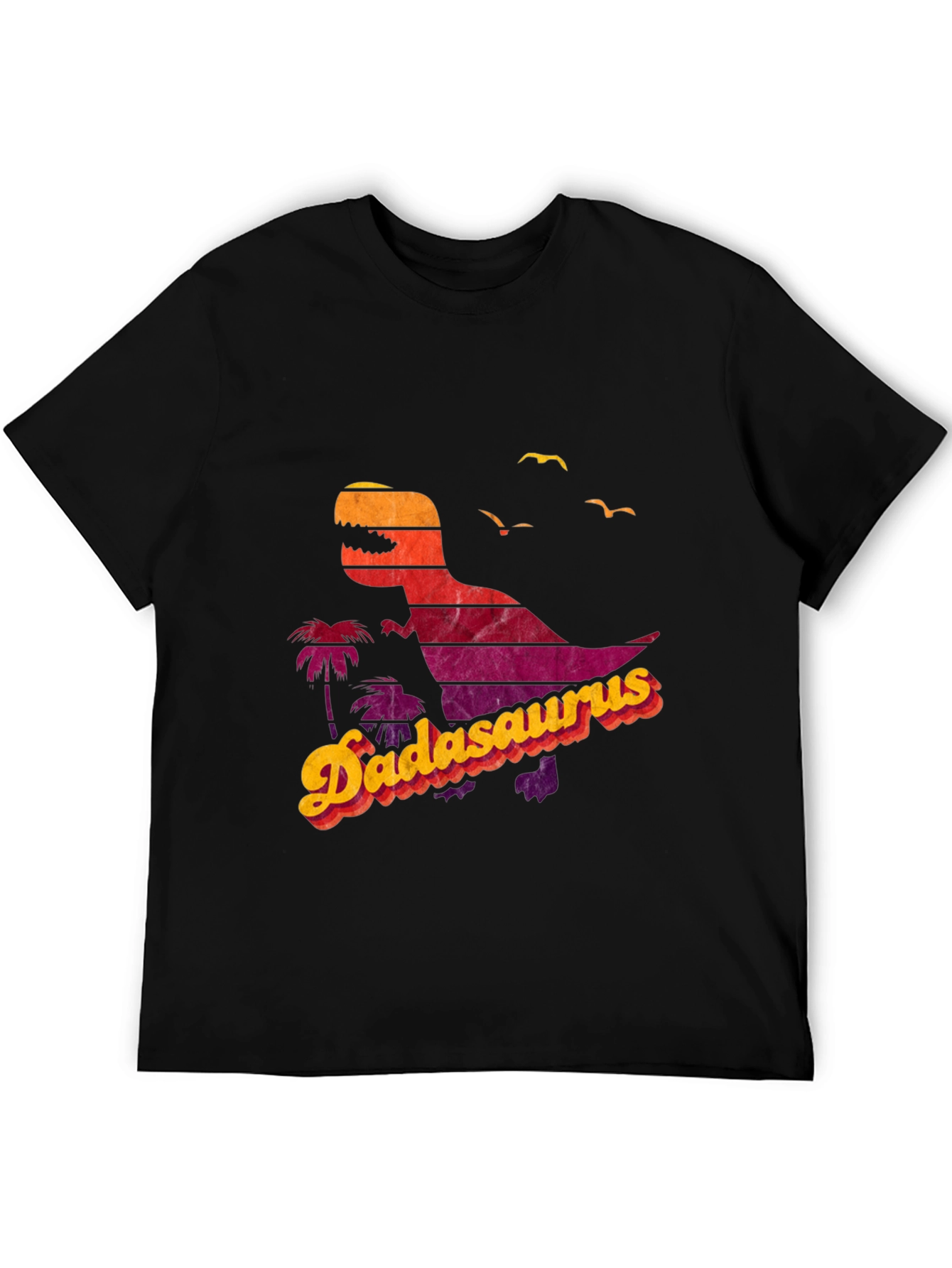 Dadasaurus T-Shirt - Retro Dad Dinosaur Tee