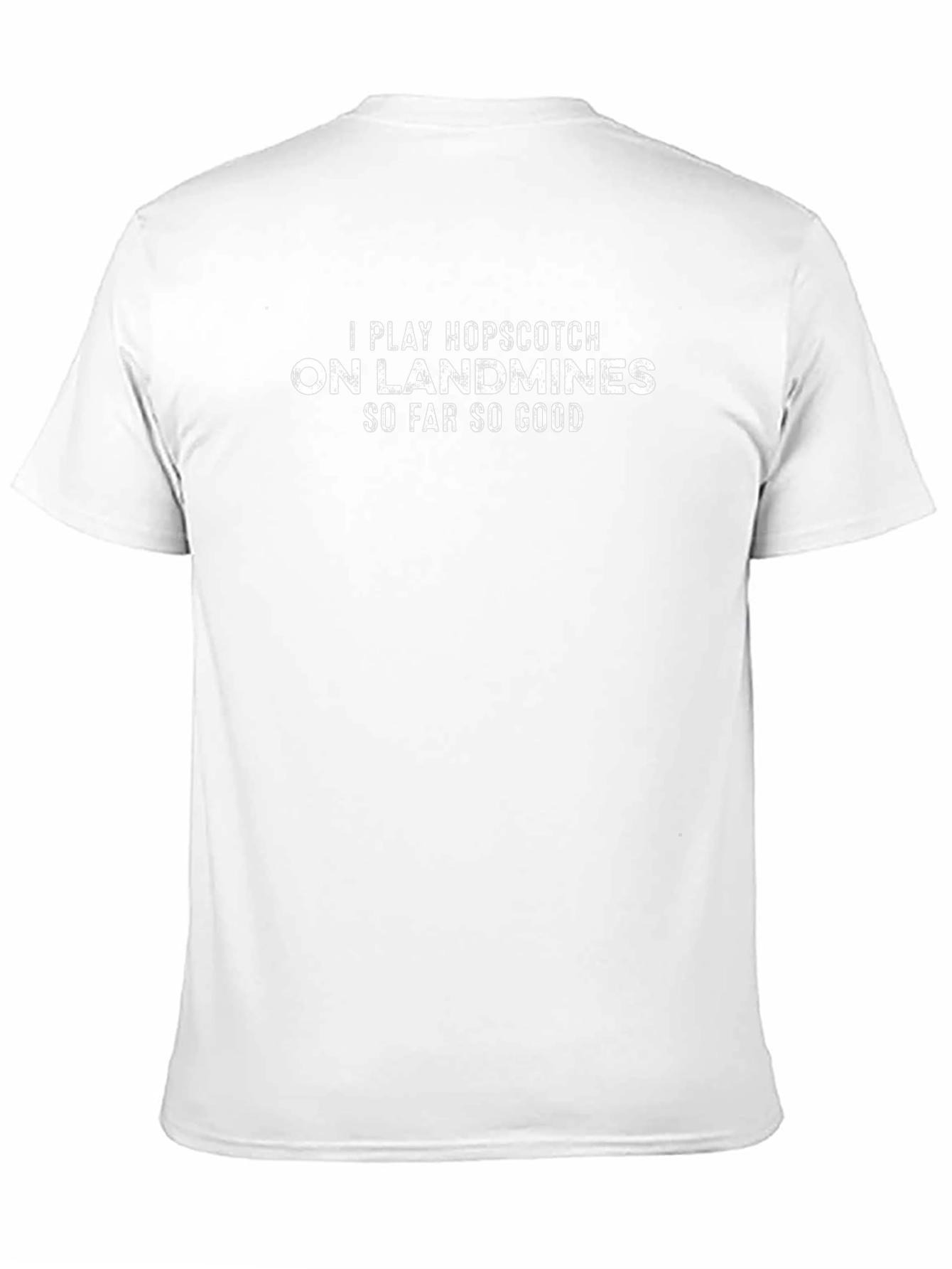 Funny Hopscotch On Landmines Graphic T-Shirt