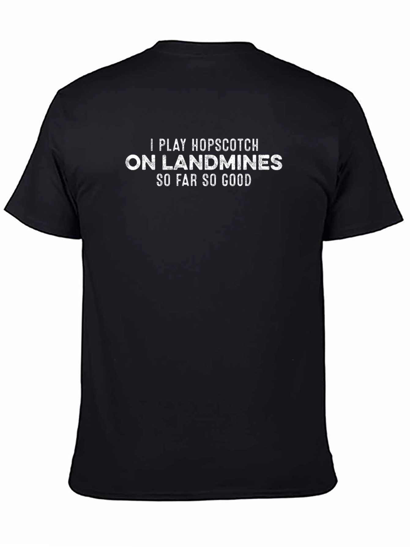 Funny Hopscotch On Landmines Graphic T-Shirt