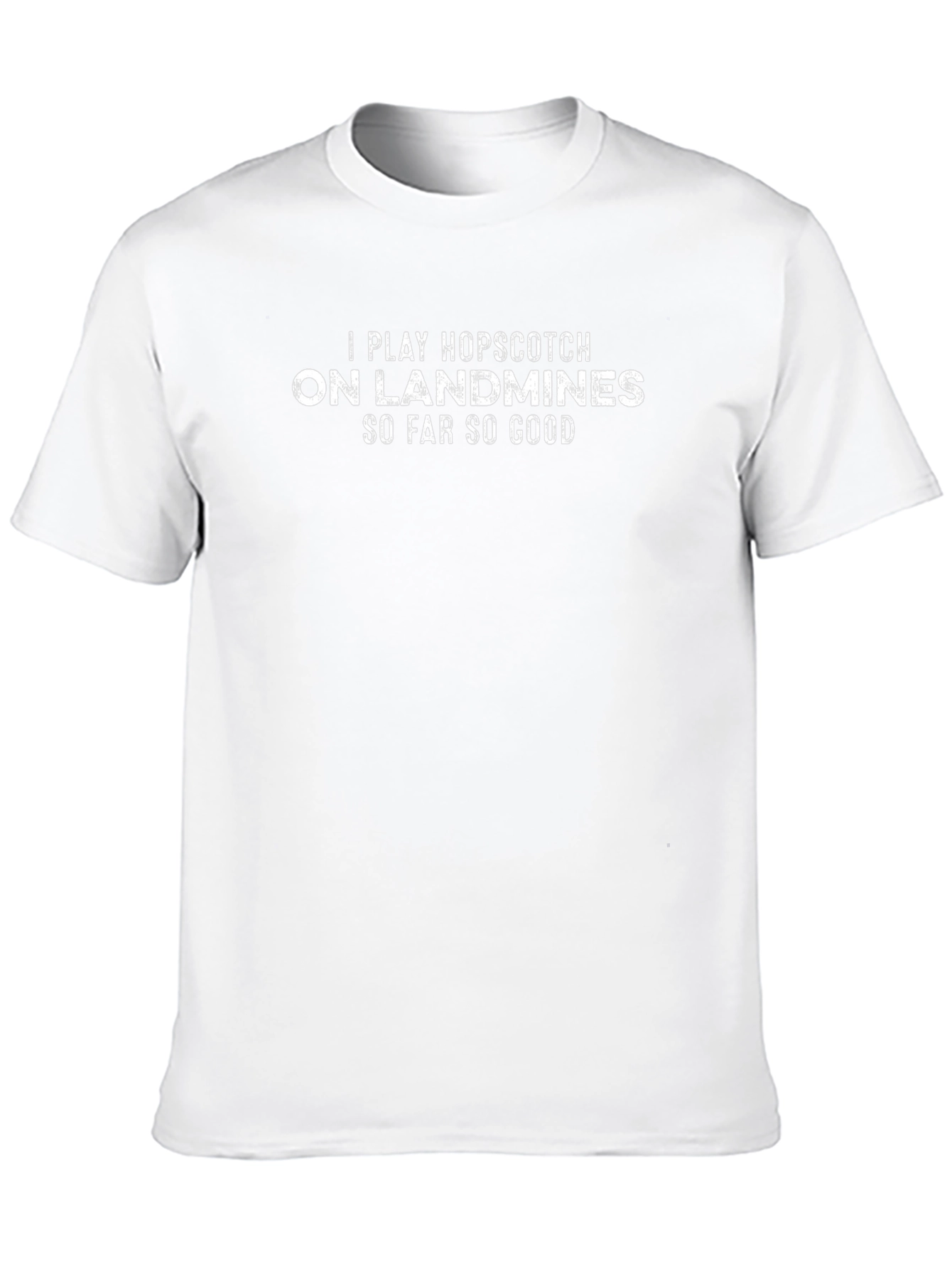 Funny Hopscotch On Landmines Graphic T-Shirt