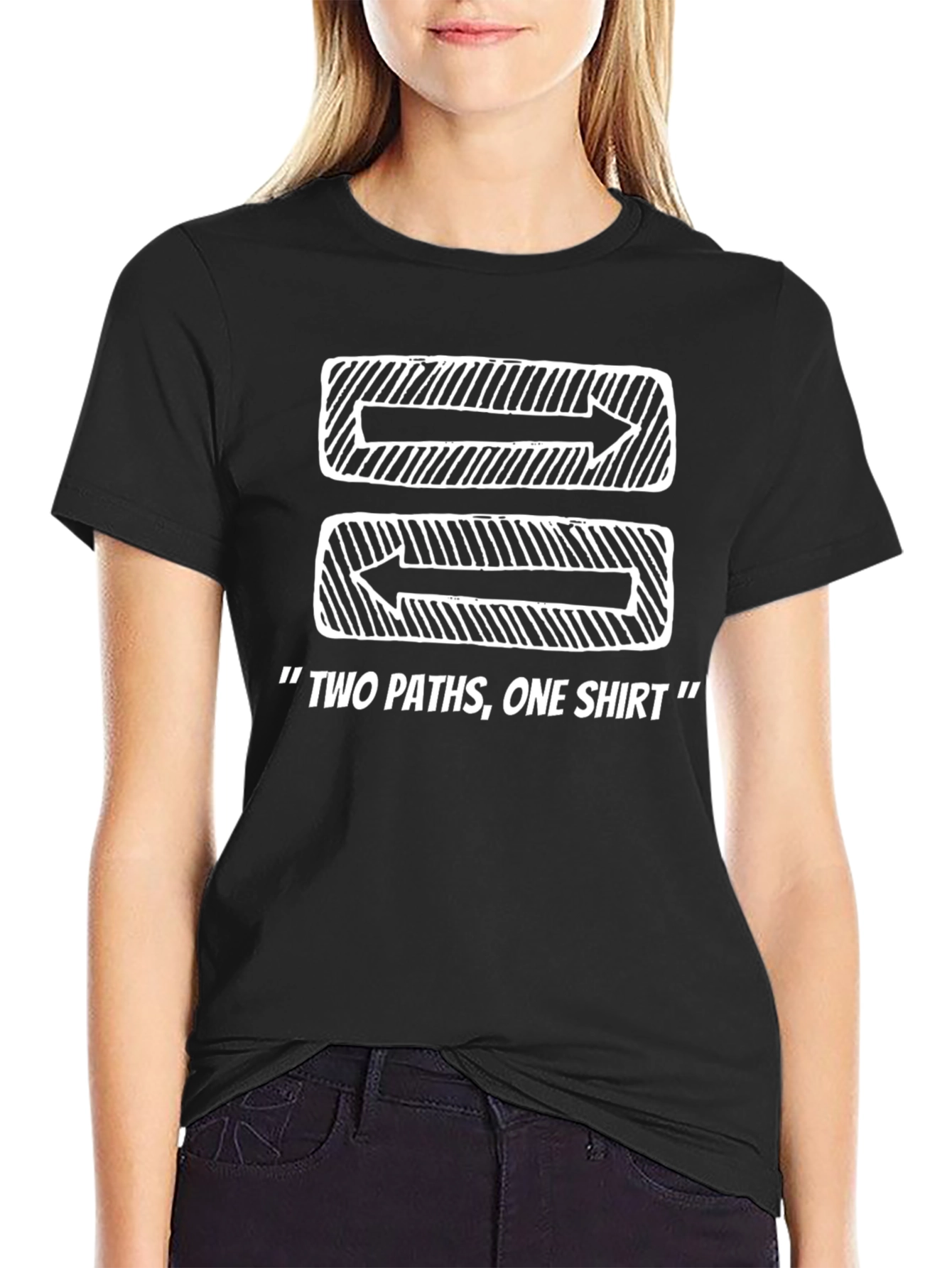 Two Paths One Shirt Graphic Tee