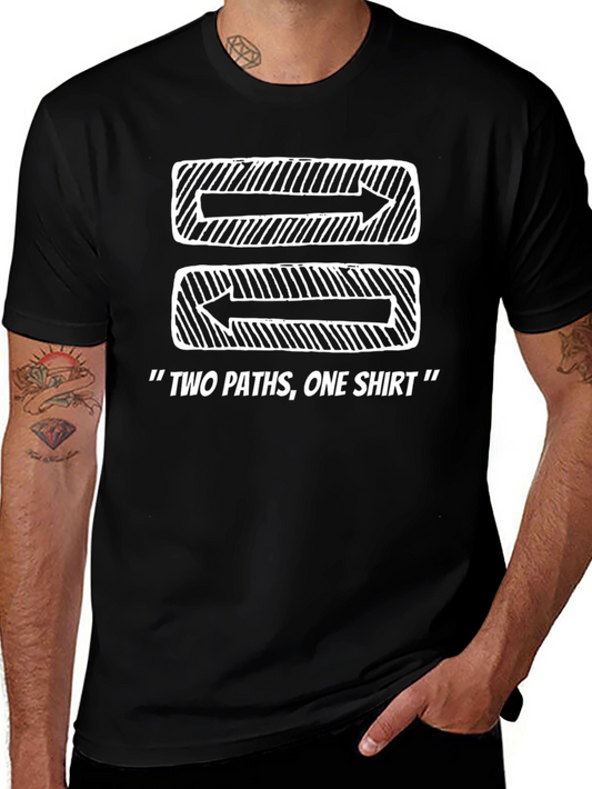 Two Paths One Shirt Graphic Tee