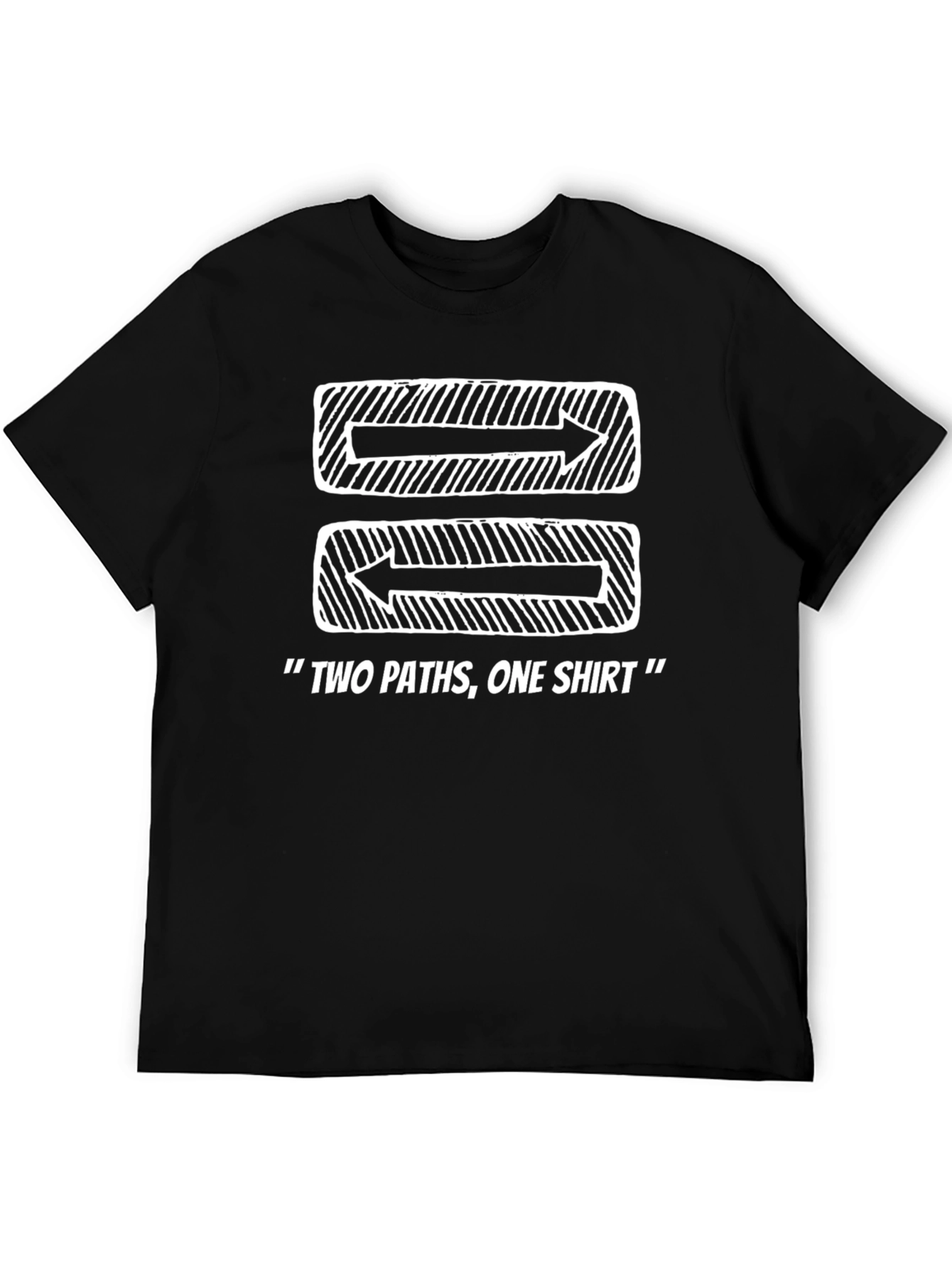 Two Paths One Shirt Graphic Tee