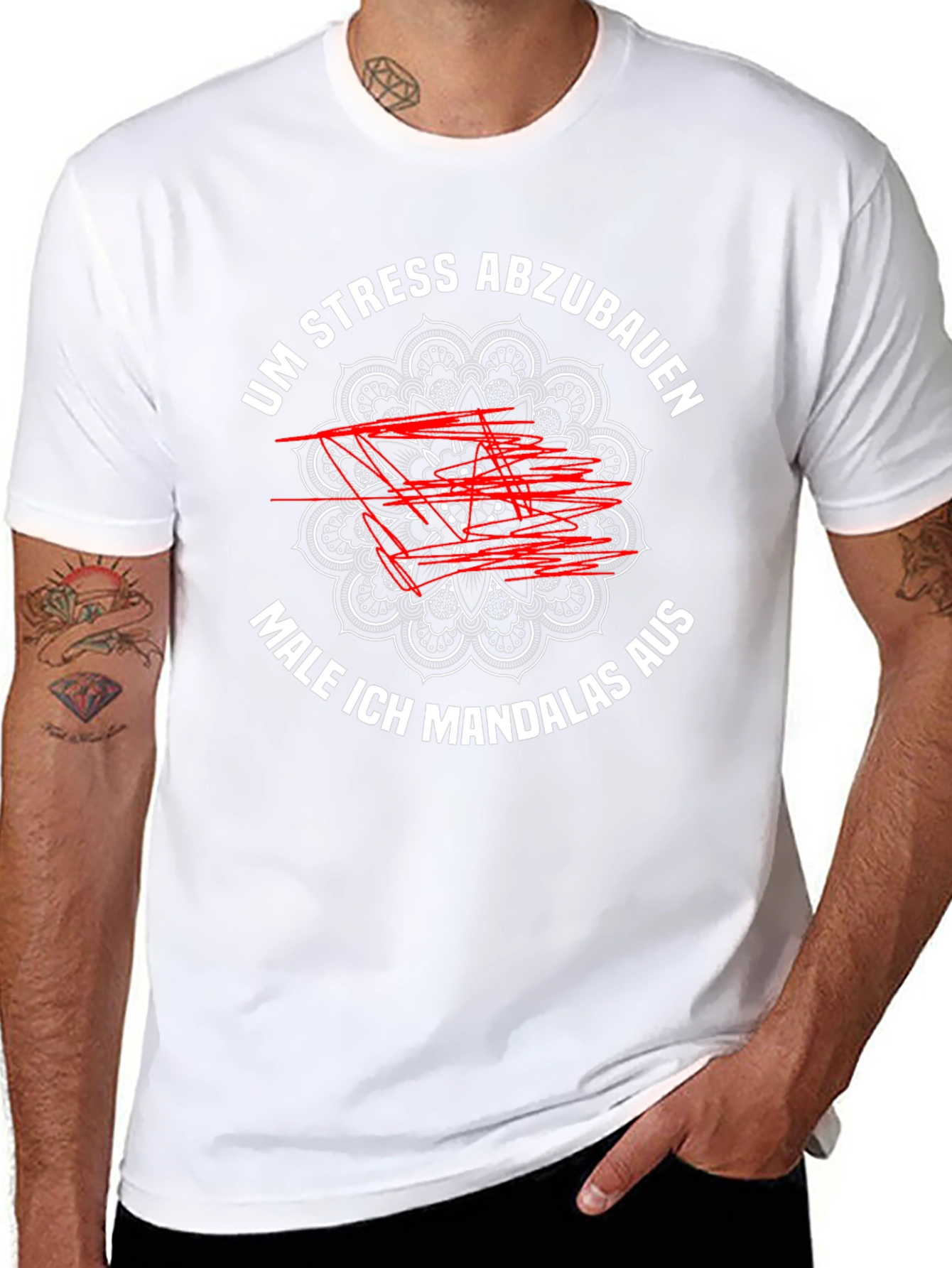 Stress Relief Mandala T-Shirt