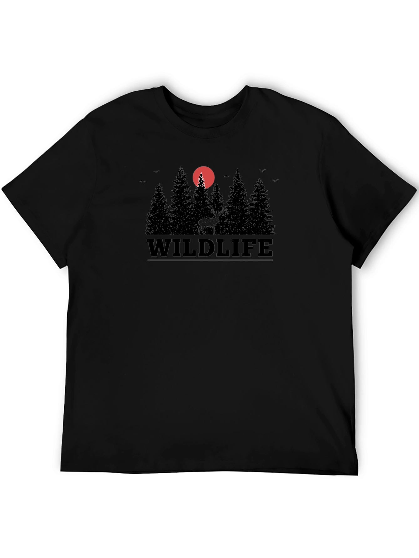 Wildlife Silhouette T-Shirt - Nature Inspired Apparel