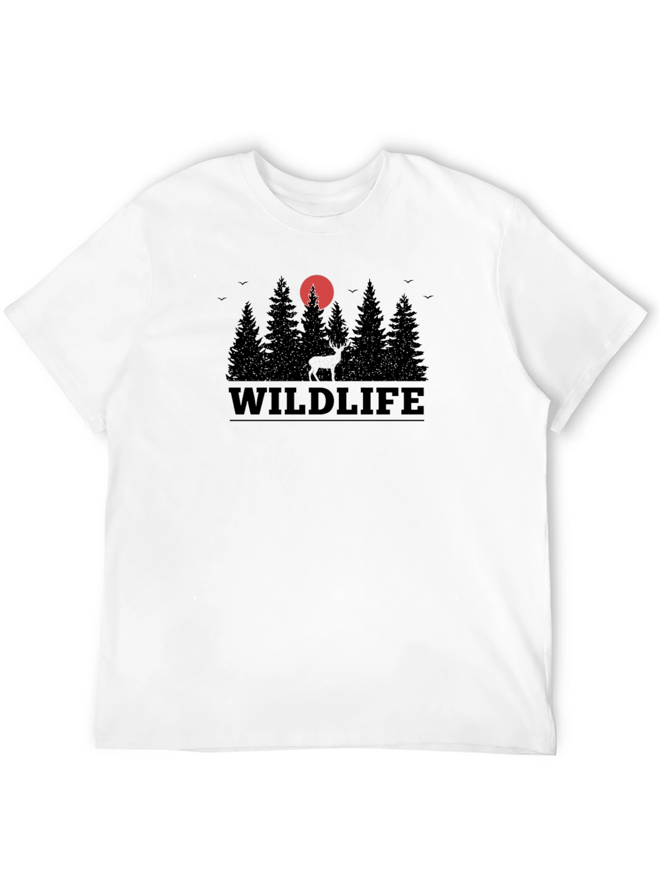 Wildlife Silhouette T-Shirt - Nature Inspired Apparel
