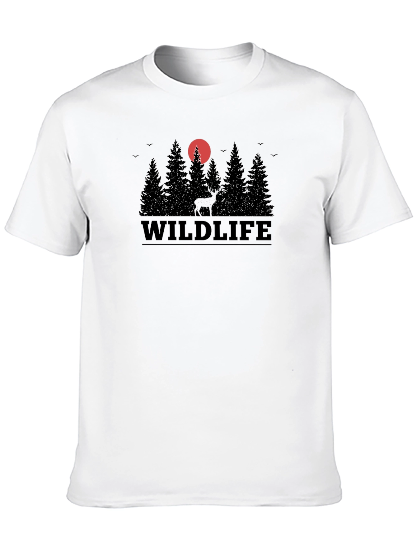 Wildlife Silhouette T-Shirt - Nature Inspired Apparel
