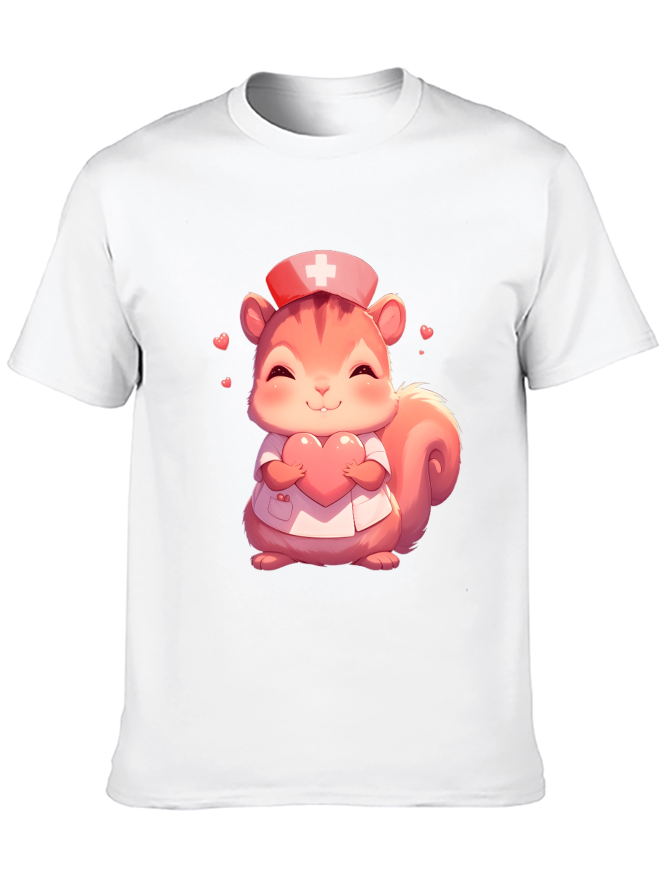 Nurse Squirrel Graphic Tee - Cute & Comfy