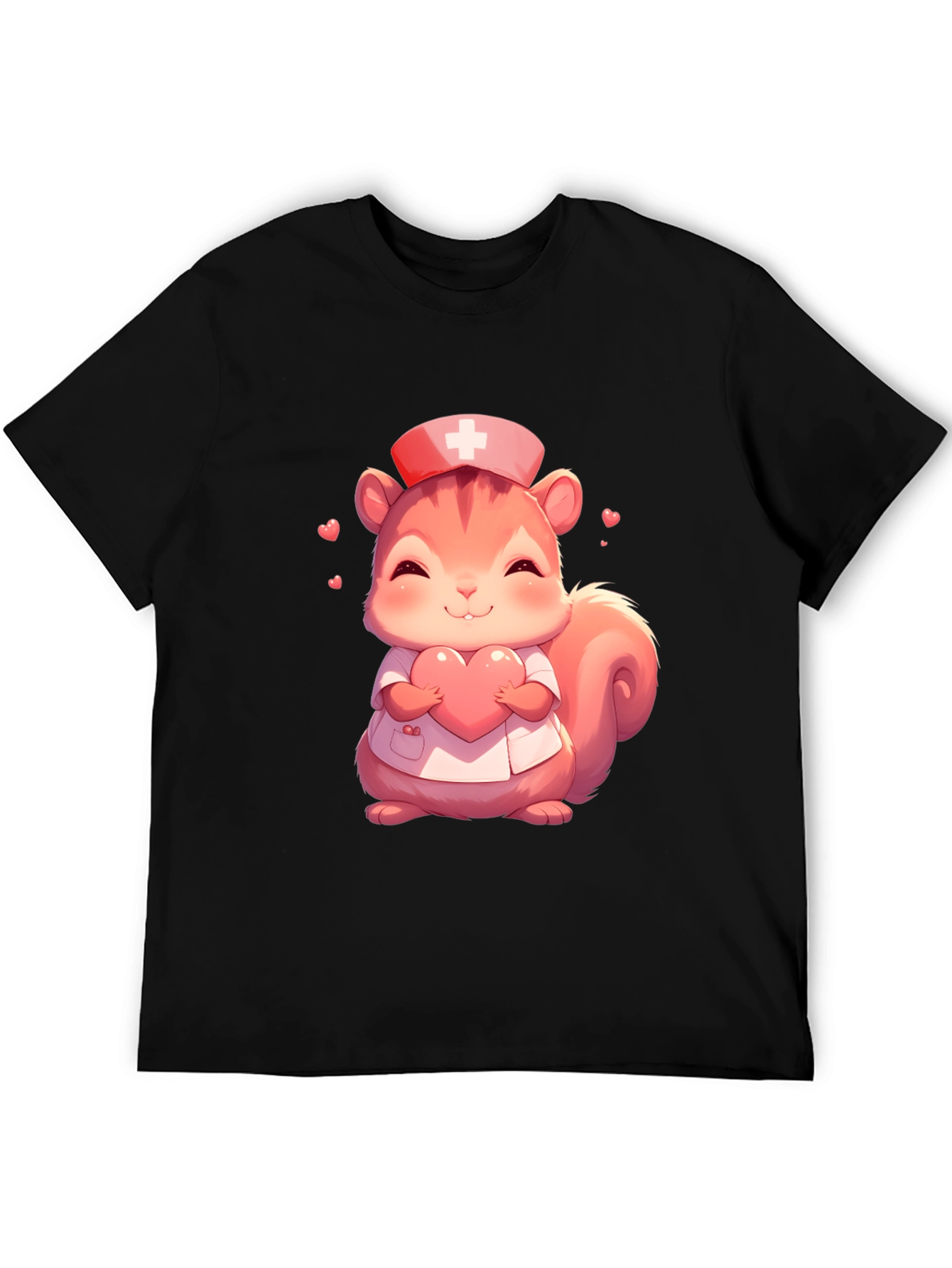 Nurse Squirrel Graphic Tee - Cute & Comfy