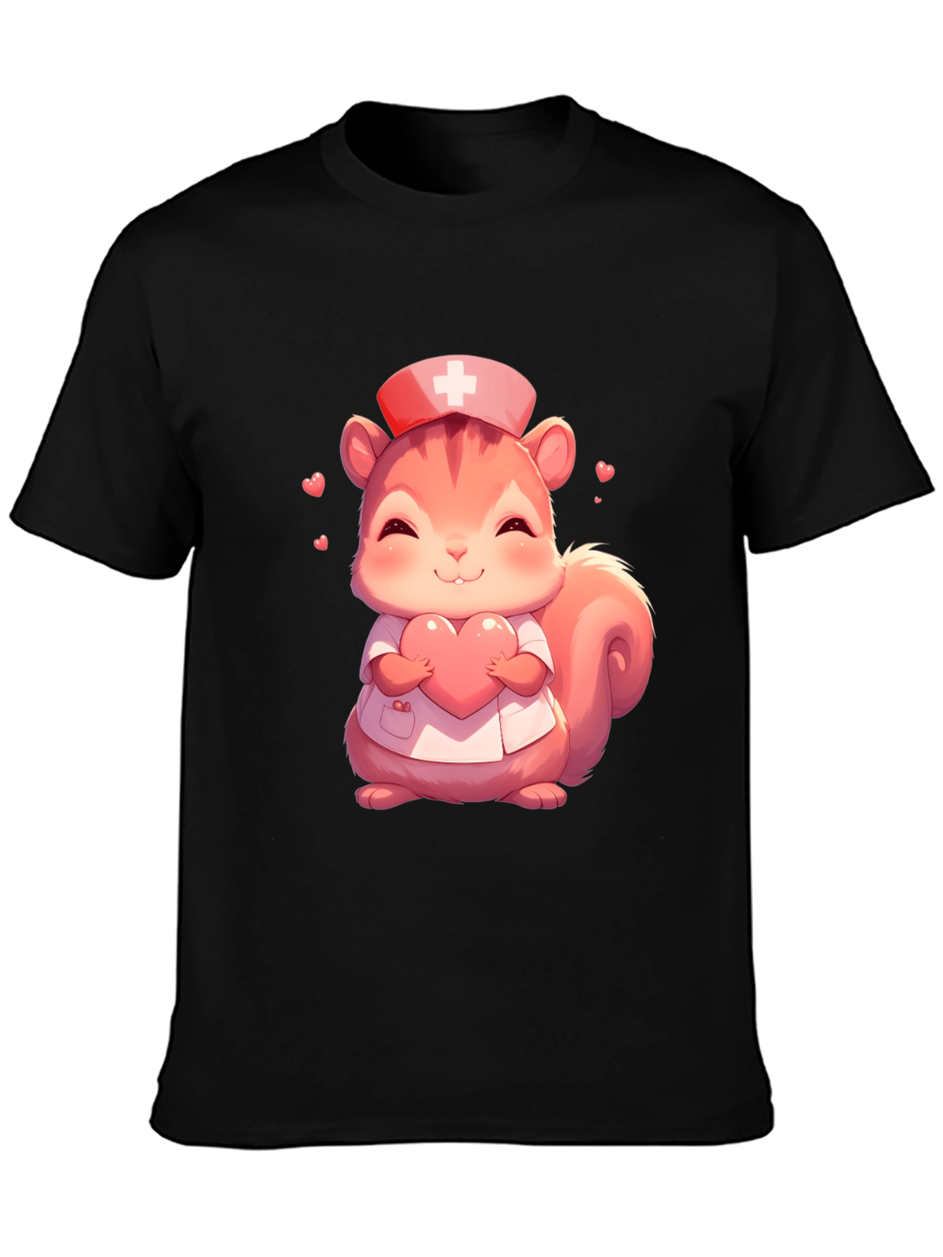 Nurse Squirrel Graphic Tee - Cute & Comfy