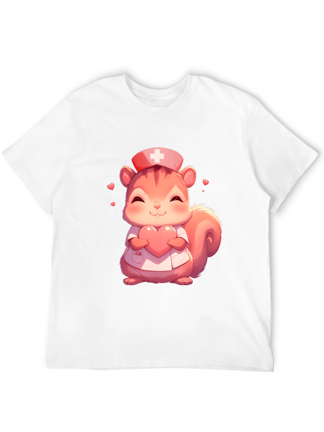 Nurse Squirrel Graphic Tee - Cute & Comfy