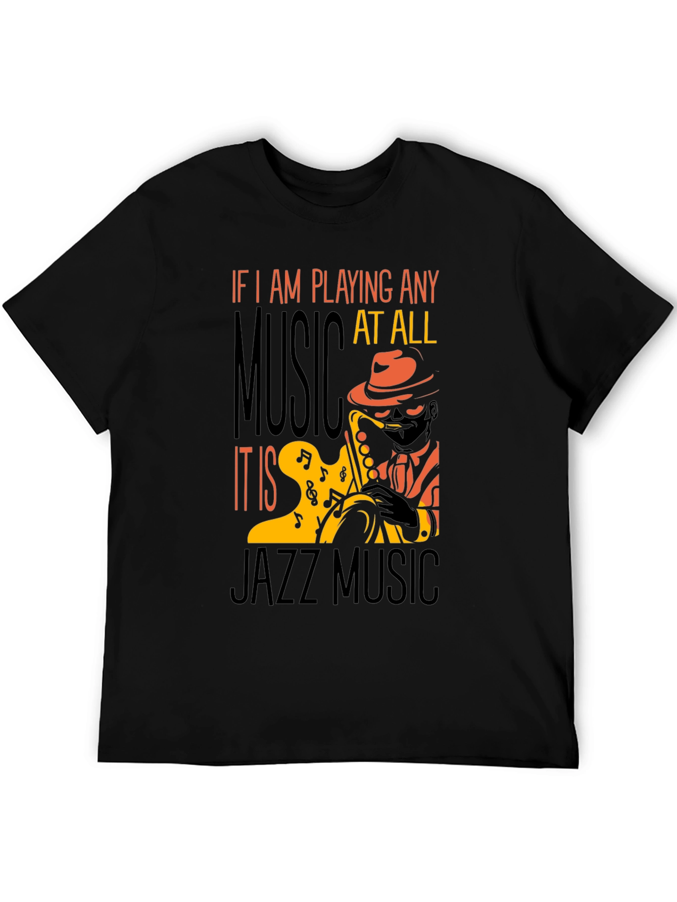 Jazz Music T-Shirt - Saxophone Player Tee